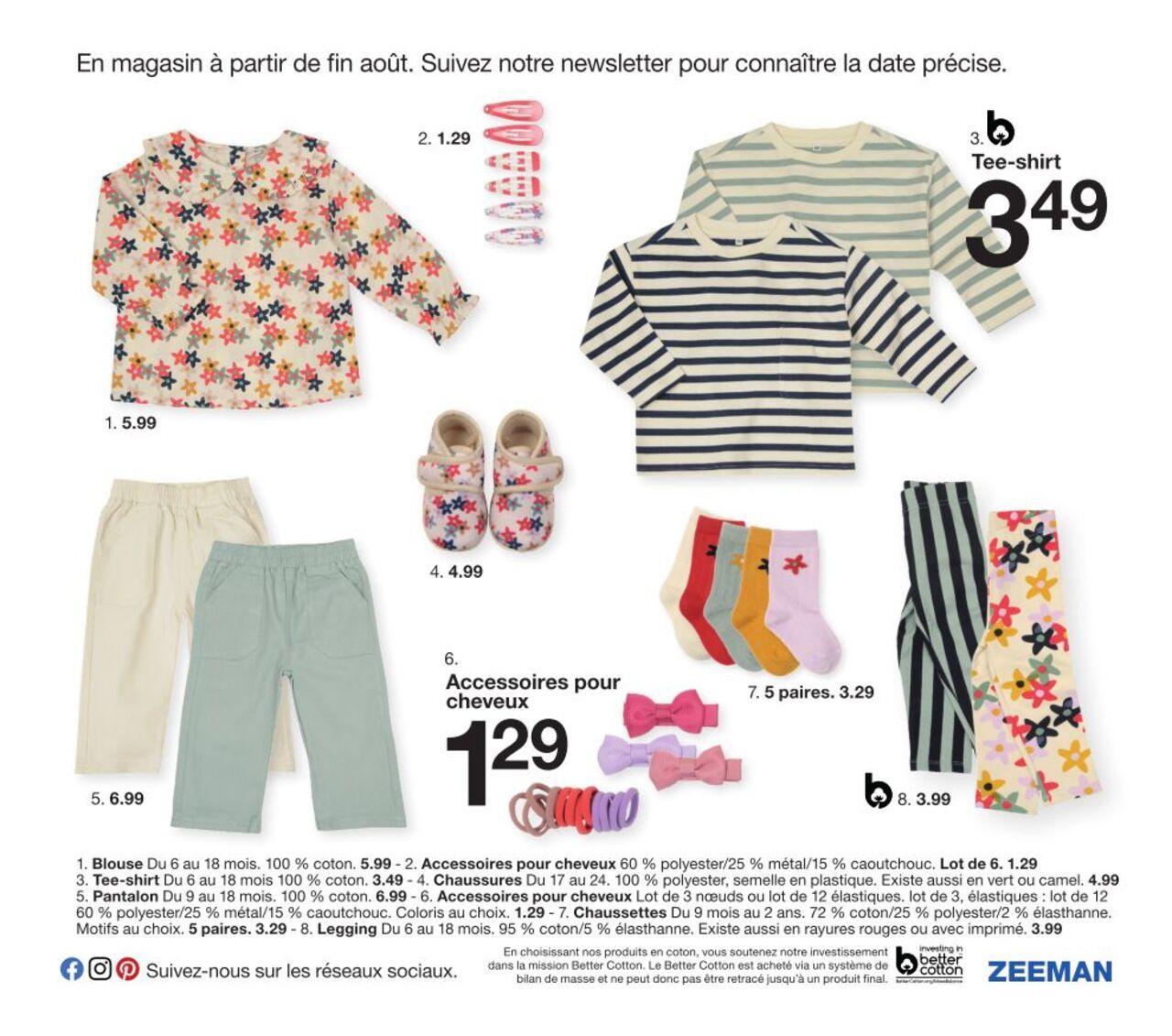 Zeeman Catalogue Bébé à partir du 01/08/2024 25