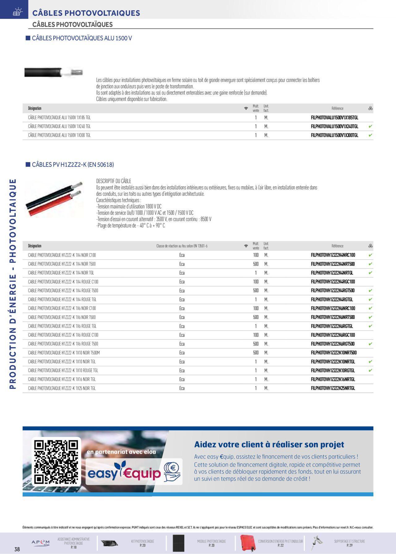 Rexel Photovoltaïque et IRVE à partir du 01/12/2023 - 31/12/2024 22