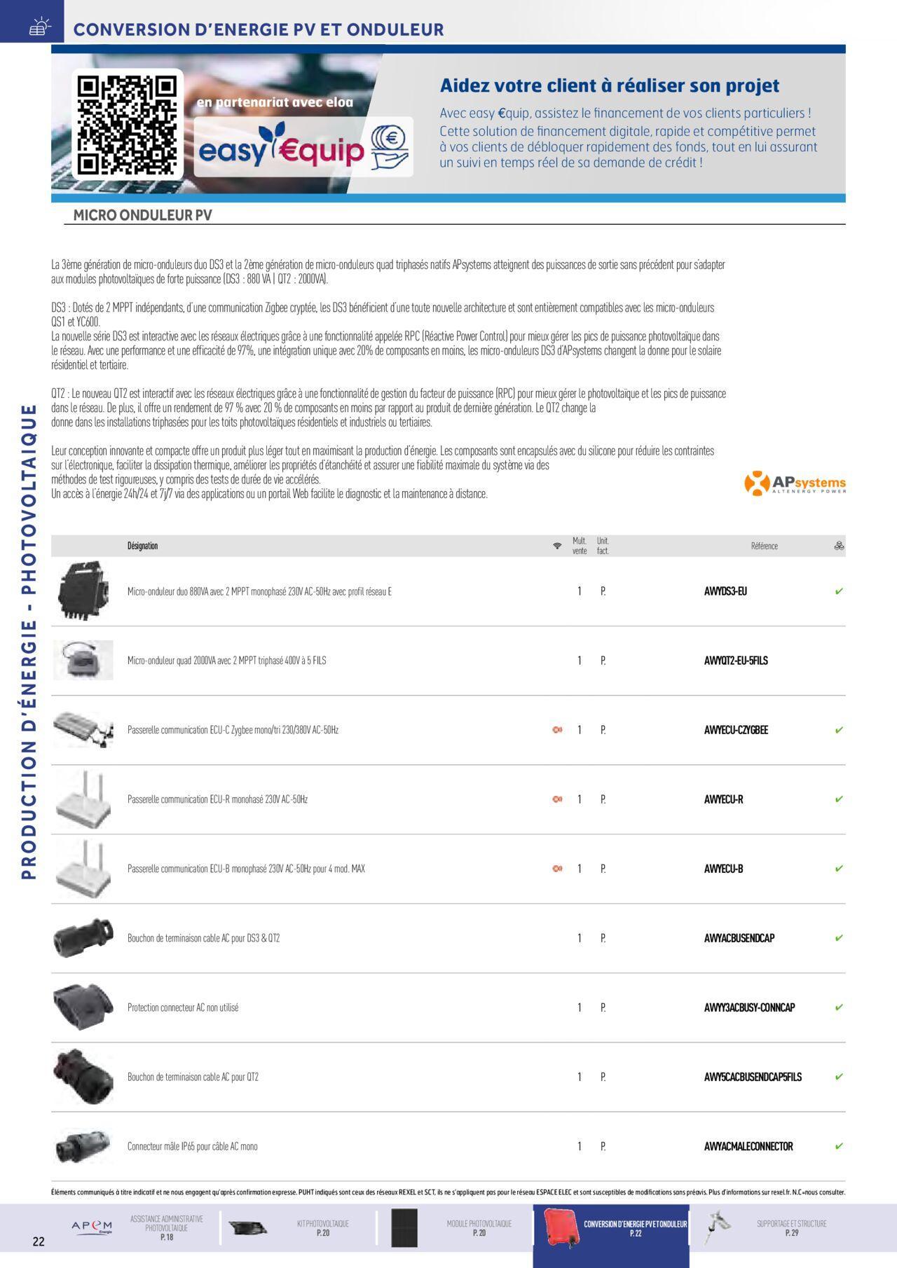 Rexel Photovoltaïque et IRVE à partir du 01/12/2023 - 31/12/2024 6