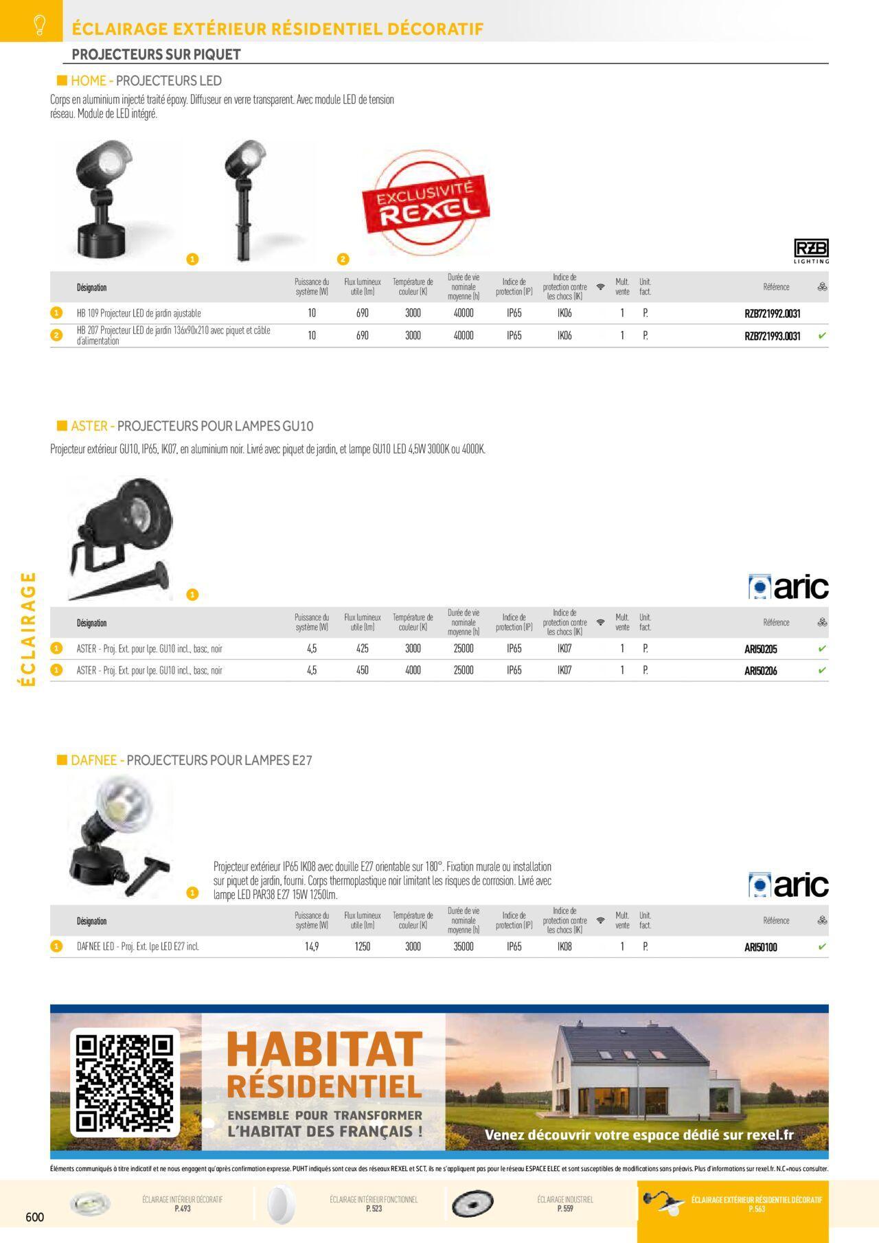 Rexel Éclairage à partir du 01/12/2023 - 31/12/2024 110