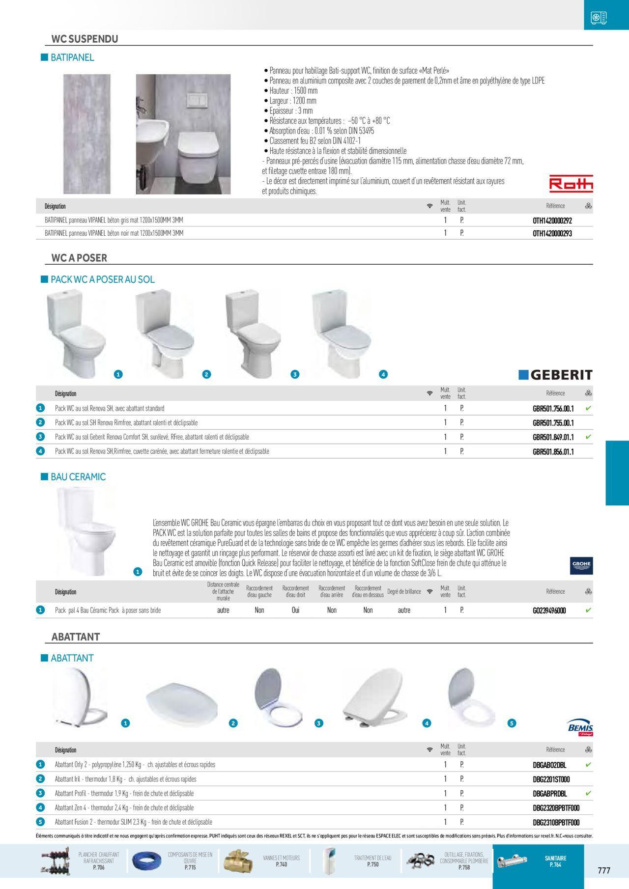 Rexel Chauffage Hydraulique, Plomberie et Sanitaire à partir du 01/12/2023 - 31/12/2024 143