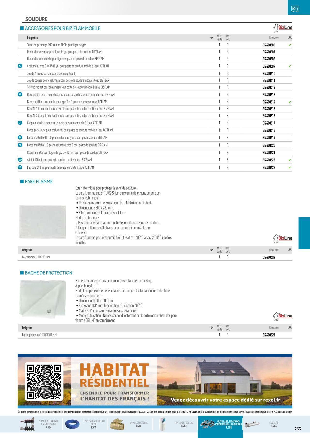 Rexel Chauffage Hydraulique, Plomberie et Sanitaire à partir du 01/12/2023 - 31/12/2024 129