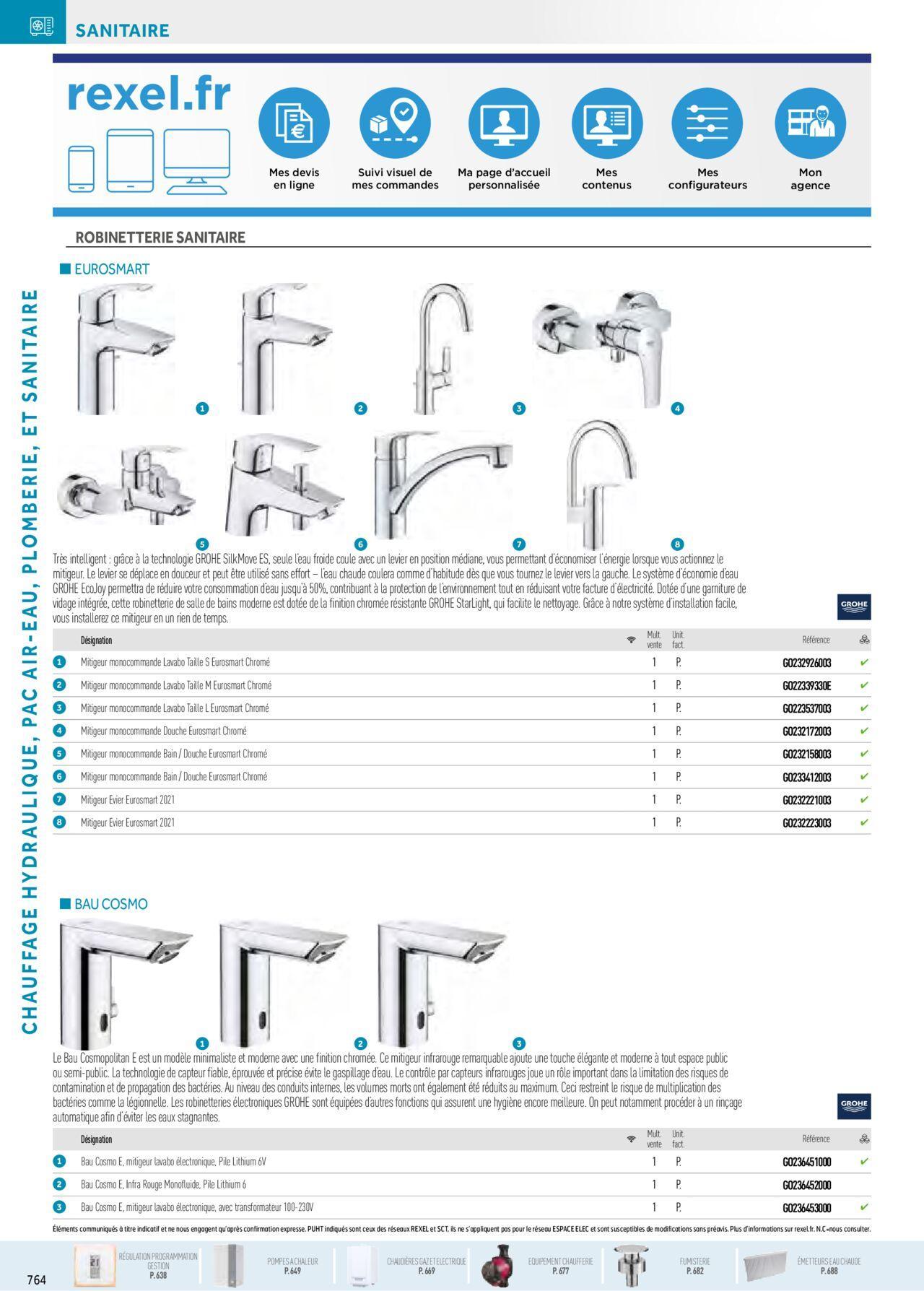 Rexel Chauffage Hydraulique, Plomberie et Sanitaire à partir du 01/12/2023 - 31/12/2024 130