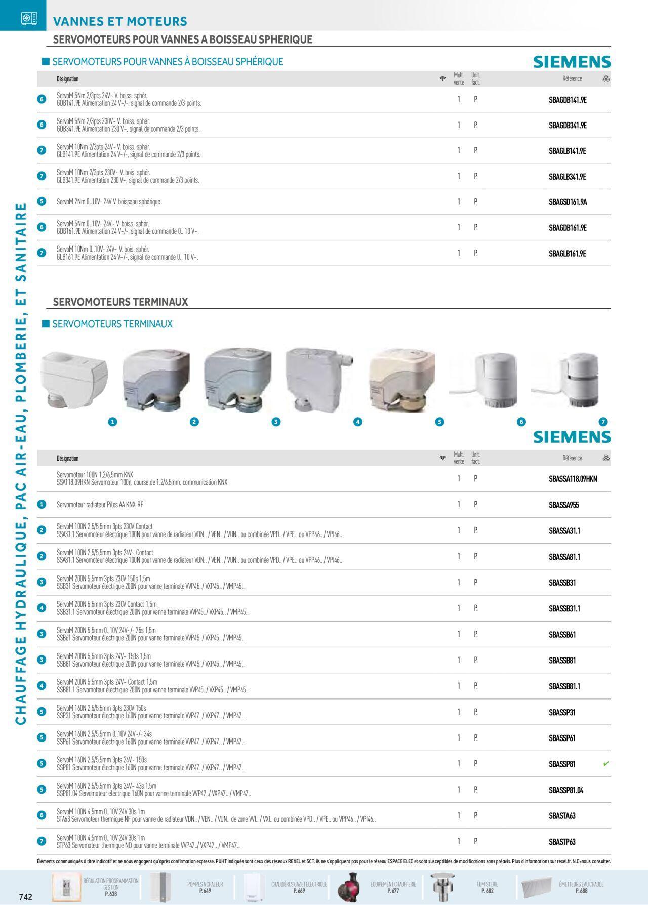 Rexel Chauffage Hydraulique, Plomberie et Sanitaire à partir du 01/12/2023 - 31/12/2024 108