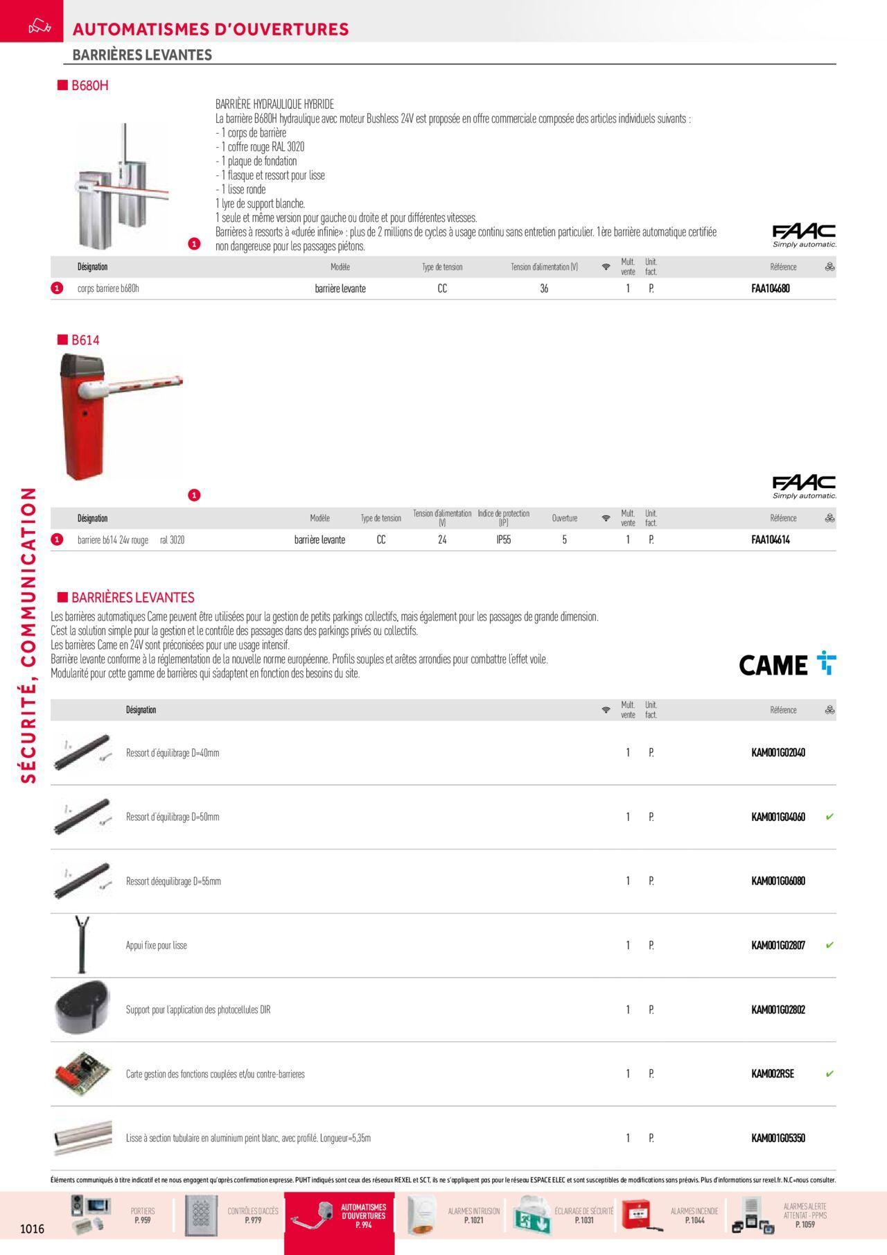 Rexel Sécurité, Communication à partir du 01/12/2023 - 31/12/2024 60