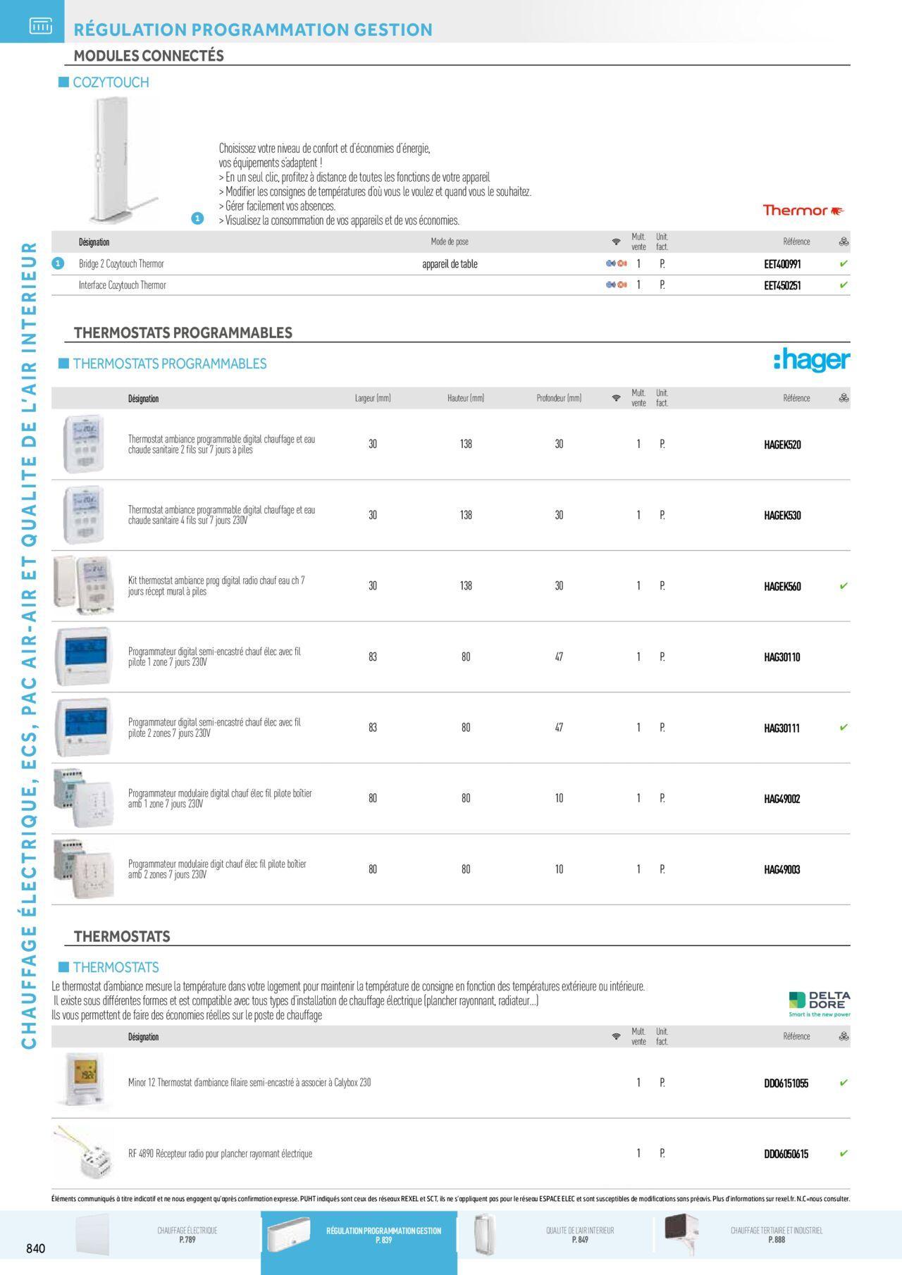 Rexel Chauffage Electrique, Eau Chaude Sanitaire, Climatisation, Ventilation et Photovoltaïque à partir du 01/12/2023 - 31/12/2024 56