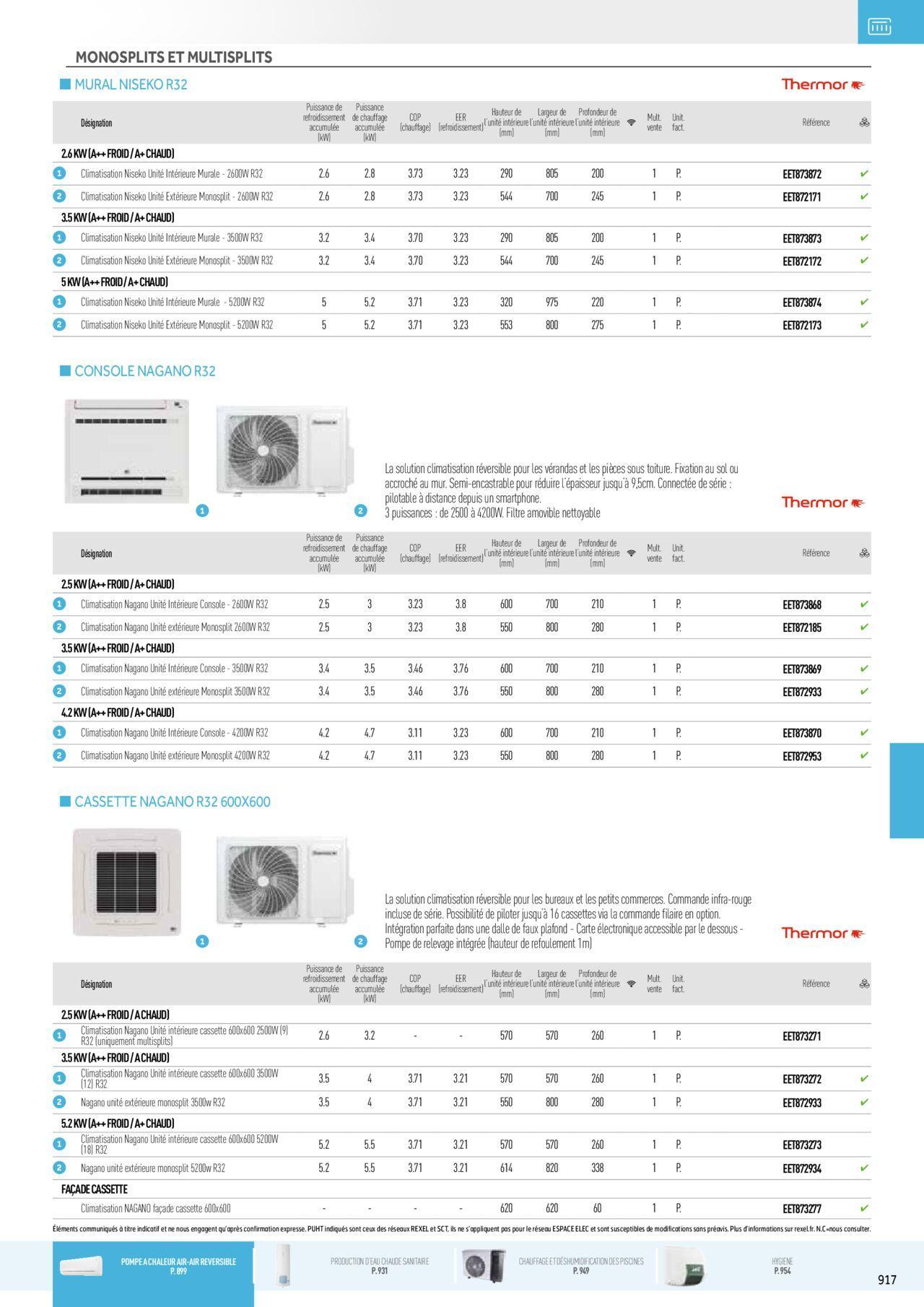 Rexel Chauffage Electrique, Eau Chaude Sanitaire, Climatisation, Ventilation et Photovoltaïque à partir du 01/12/2023 - 31/12/2024 133