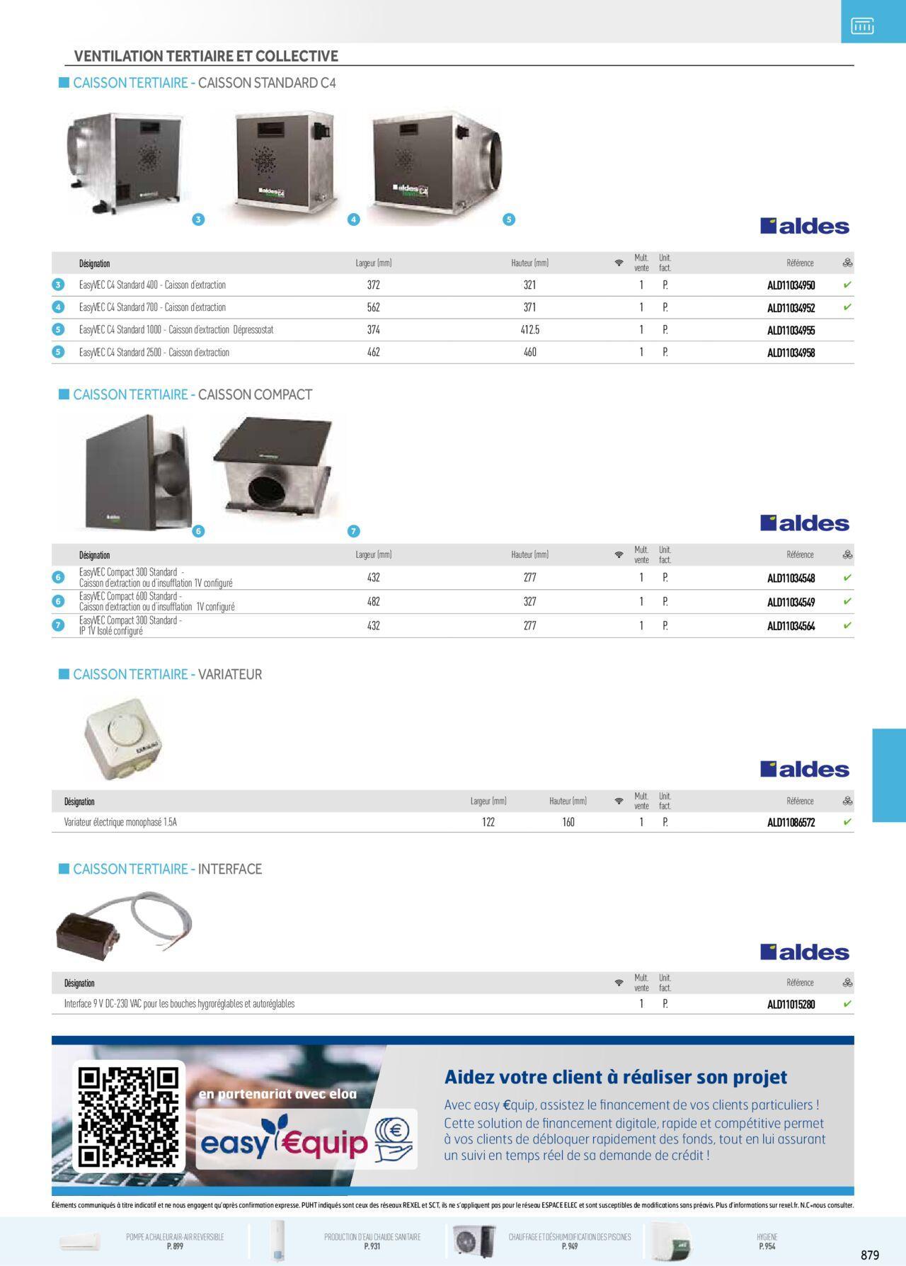 Rexel Chauffage Electrique, Eau Chaude Sanitaire, Climatisation, Ventilation et Photovoltaïque à partir du 01/12/2023 - 31/12/2024 95