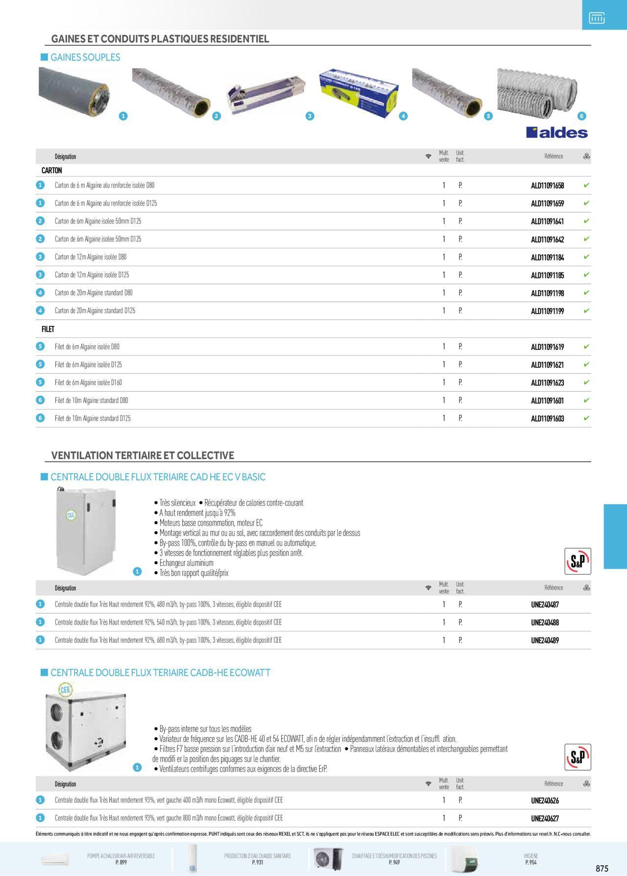 Rexel Chauffage Electrique, Eau Chaude Sanitaire, Climatisation, Ventilation et Photovoltaïque à partir du 01/12/2023 - 31/12/2024 91