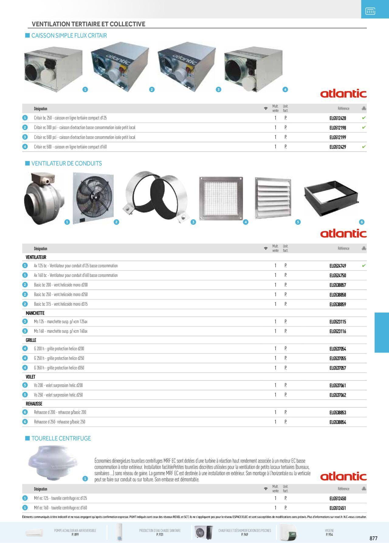 Rexel Chauffage Electrique, Eau Chaude Sanitaire, Climatisation, Ventilation et Photovoltaïque à partir du 01/12/2023 - 31/12/2024 93