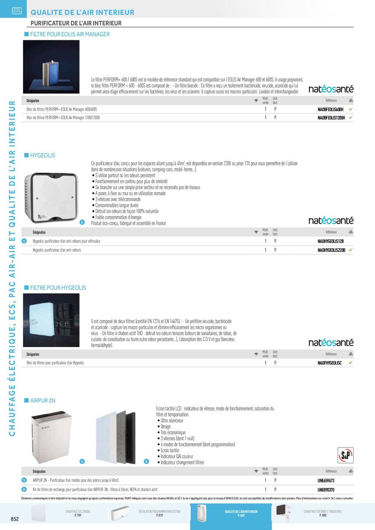 Rexel Chauffage Electrique, Eau Chaude Sanitaire, Climatisation, Ventilation et Photovoltaïque à partir du 01/12/2023 - 31/12/2024 68