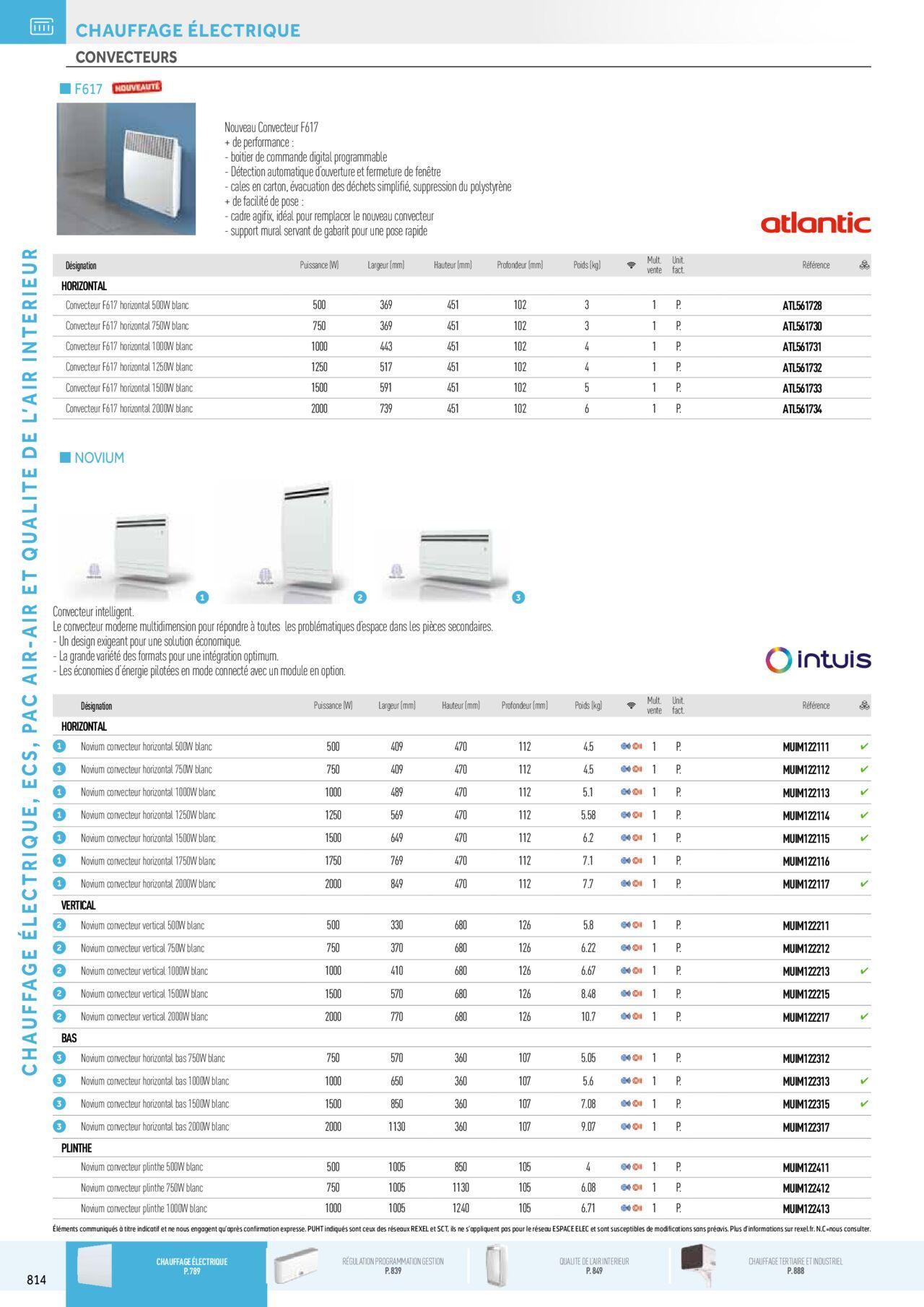 Rexel Chauffage Electrique, Eau Chaude Sanitaire, Climatisation, Ventilation et Photovoltaïque à partir du 01/12/2023 - 31/12/2024 30