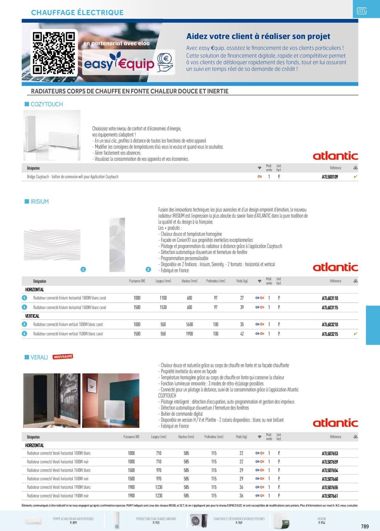 Rexel Chauffage Electrique, Eau Chaude Sanitaire, Climatisation, Ventilation et Photovoltaïque à partir du 01/12/2023 - 31/12/2024 5