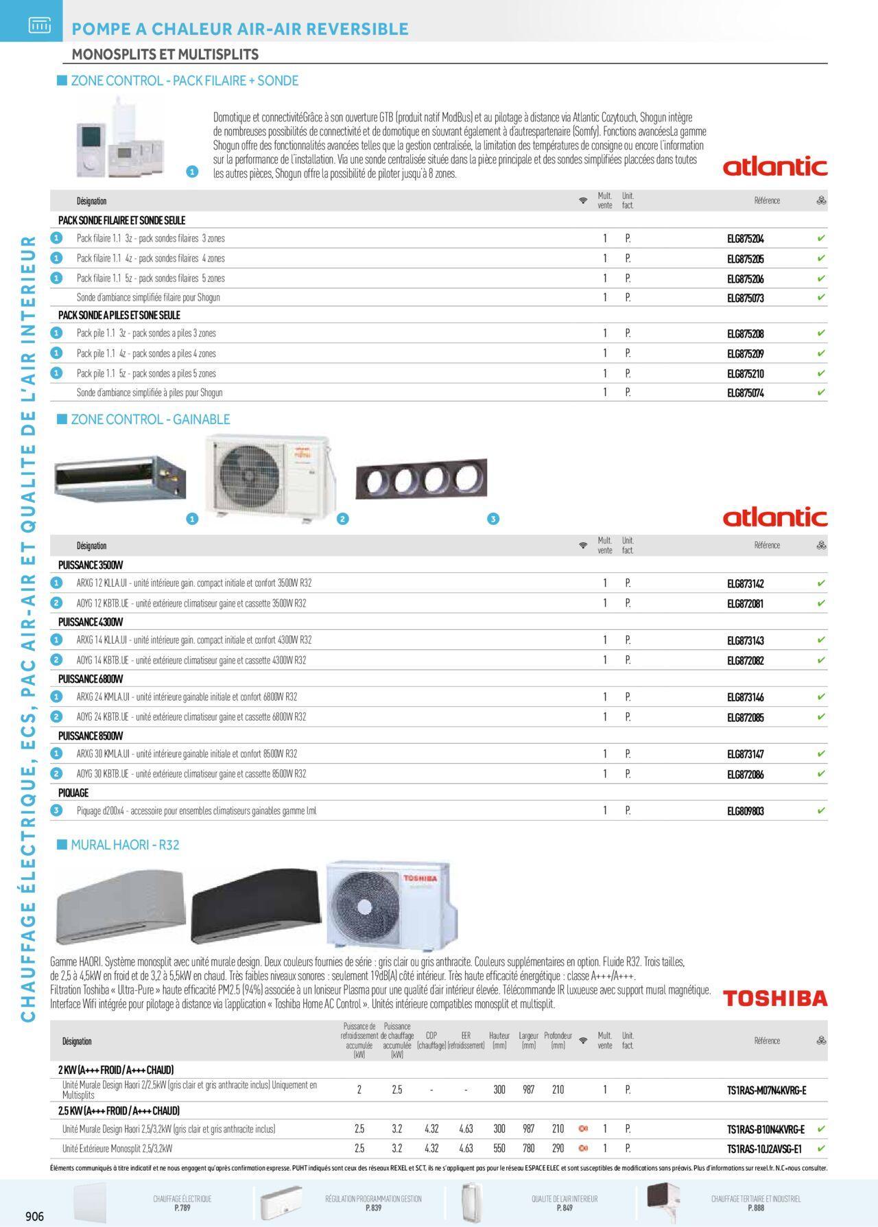 Rexel Chauffage Electrique, Eau Chaude Sanitaire, Climatisation, Ventilation et Photovoltaïque à partir du 01/12/2023 - 31/12/2024 122