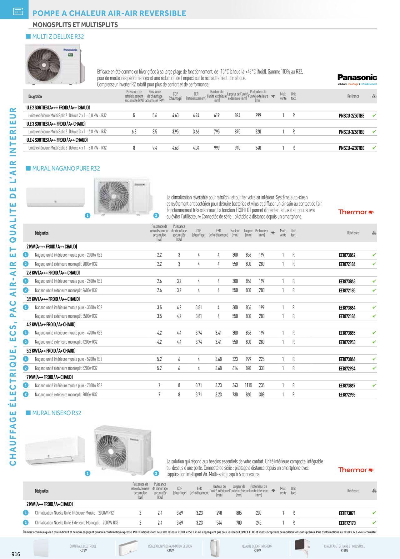 Rexel Chauffage Electrique, Eau Chaude Sanitaire, Climatisation, Ventilation et Photovoltaïque à partir du 01/12/2023 - 31/12/2024 132