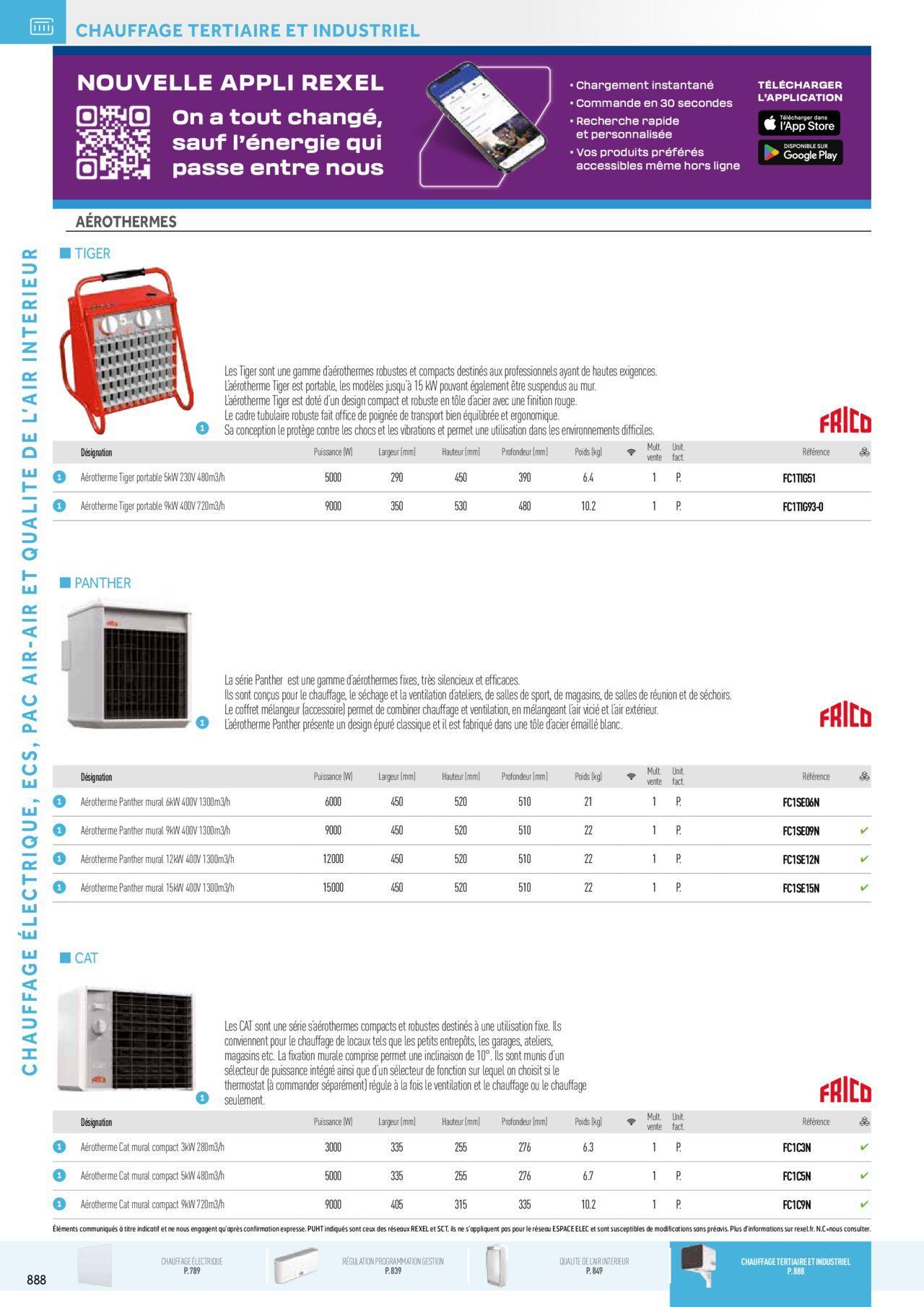 Rexel Chauffage Electrique, Eau Chaude Sanitaire, Climatisation, Ventilation et Photovoltaïque à partir du 01/12/2023 - 31/12/2024 104