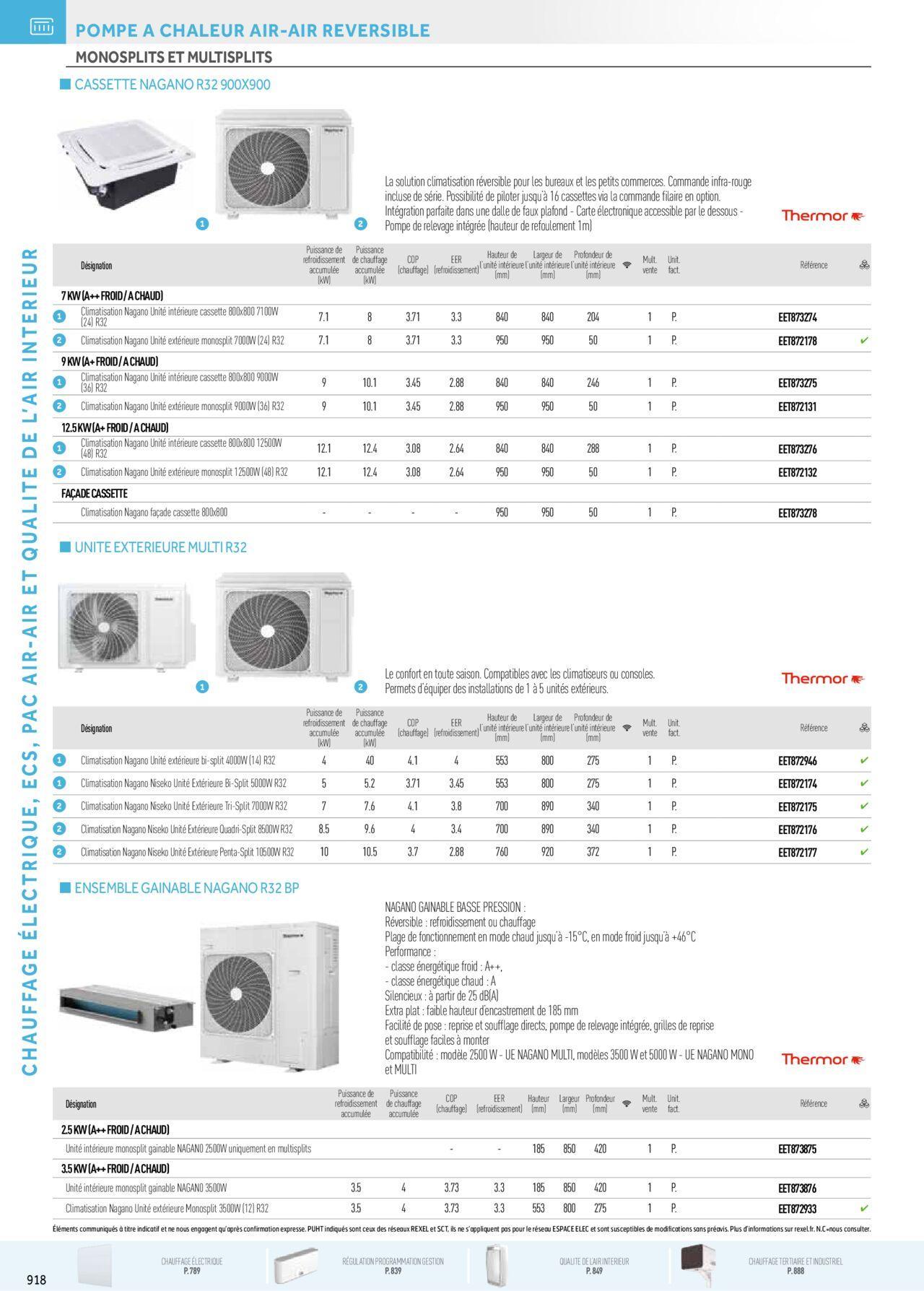 Rexel Chauffage Electrique, Eau Chaude Sanitaire, Climatisation, Ventilation et Photovoltaïque à partir du 01/12/2023 - 31/12/2024 134