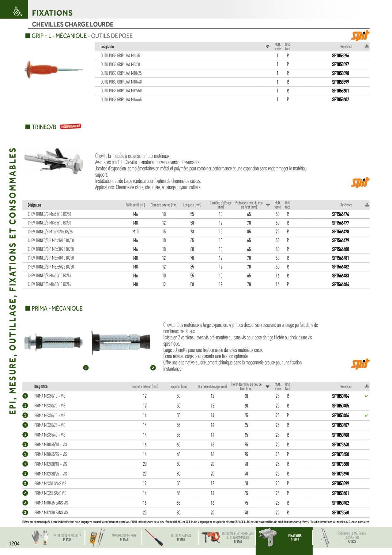 Rexel Catalogue petit tertiaire résidentiel EPI à partir du 01/12/2023 - 31/12/2024 72