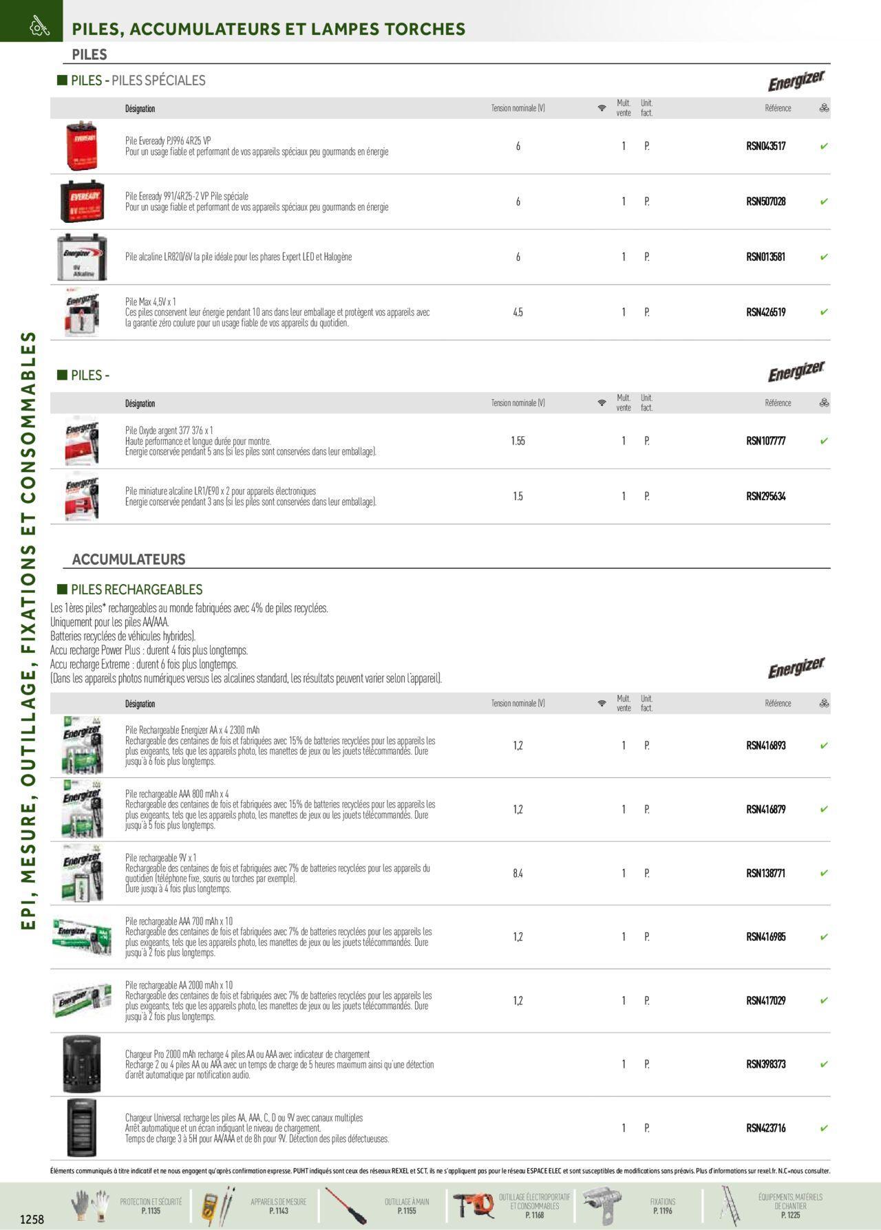 Rexel Catalogue petit tertiaire résidentiel EPI à partir du 01/12/2023 - 31/12/2024 126