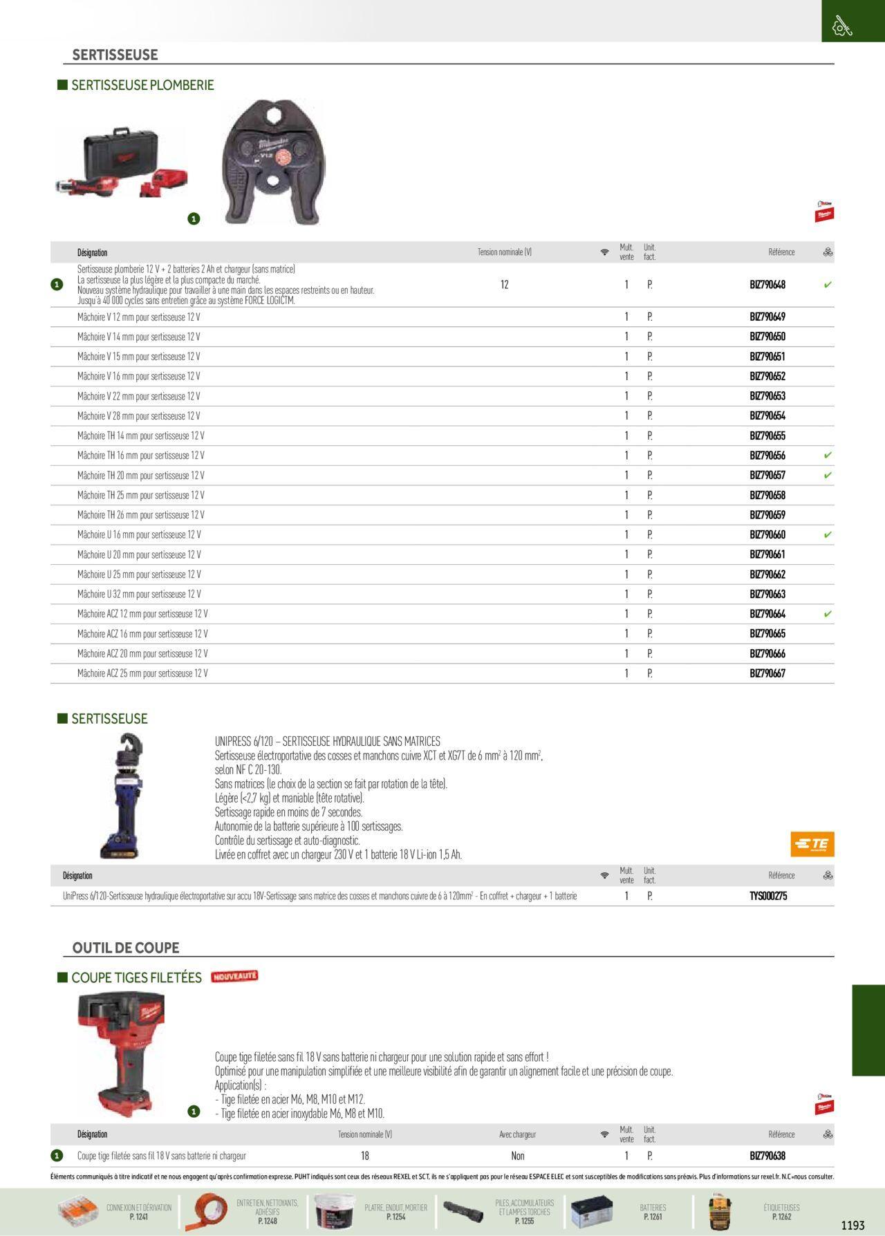 Rexel Catalogue petit tertiaire résidentiel EPI à partir du 01/12/2023 - 31/12/2024 61