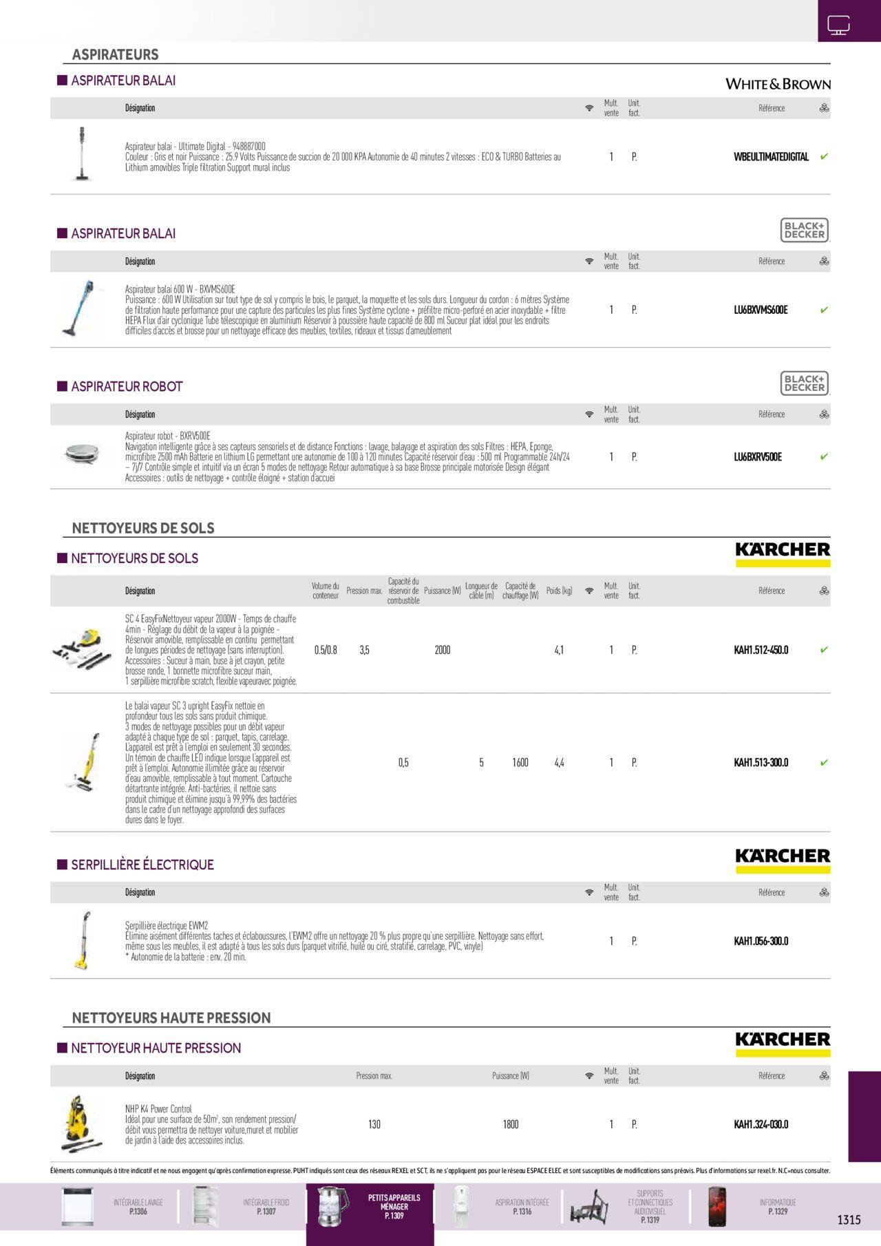 Rexel Electroménager et Multimédia à partir du 01/12/2023 - 31/12/2024 51