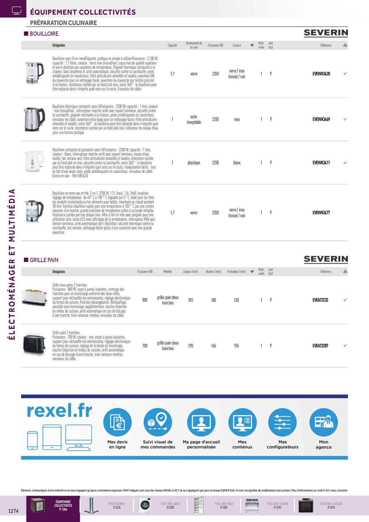 Rexel Electroménager et Multimédia à partir du 01/12/2023 - 31/12/2024 10