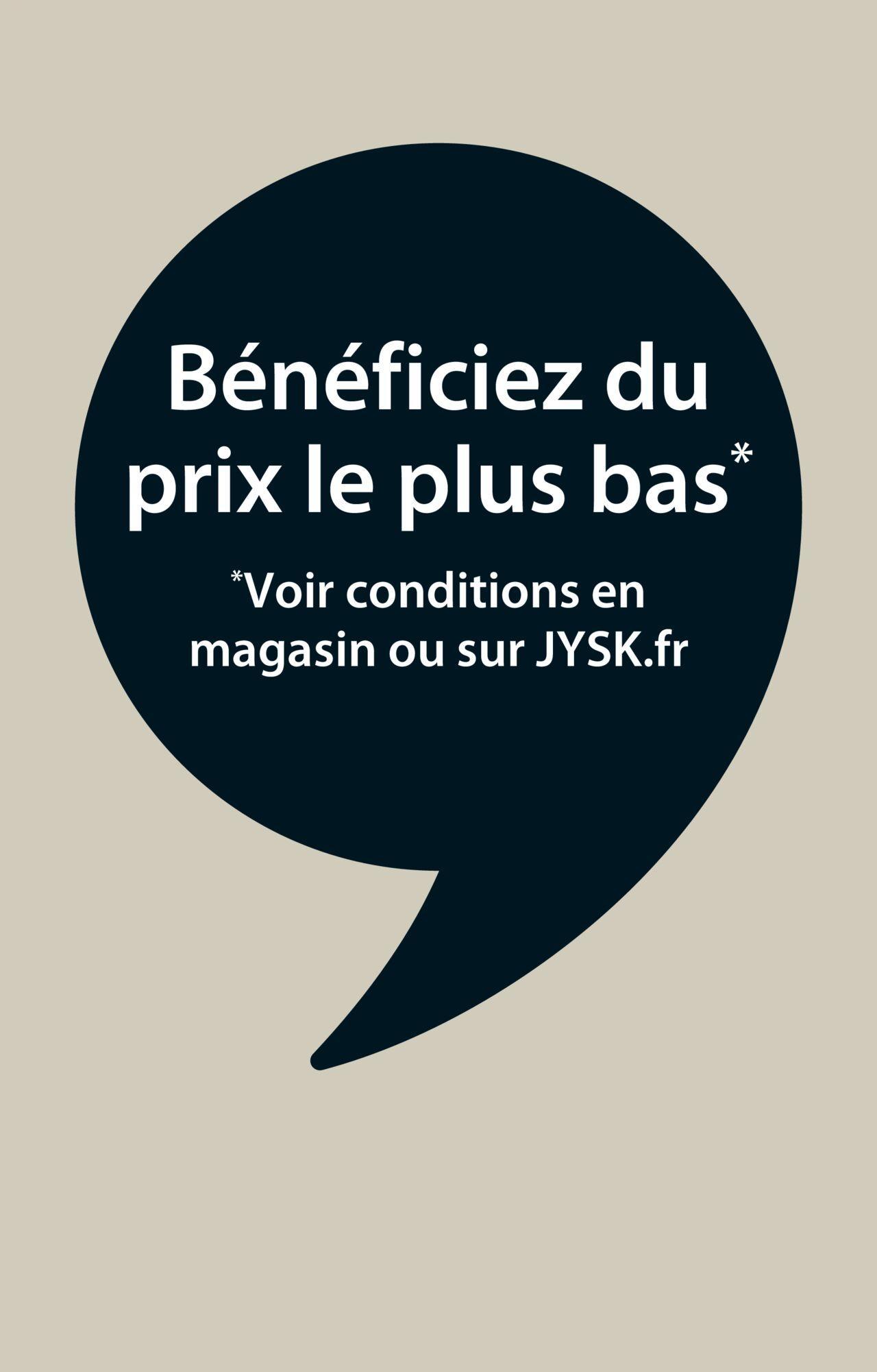 Jysk Offres exceptionnelles à partir du 03/09/2024 - 14/10/2024