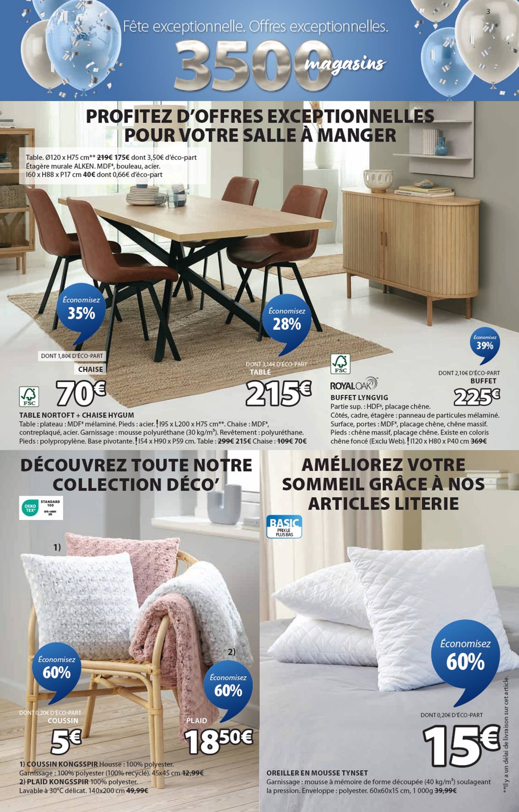 Catalogue JYSK - Offres exceptionnelles valable dès 01.10. - 14.10. 3