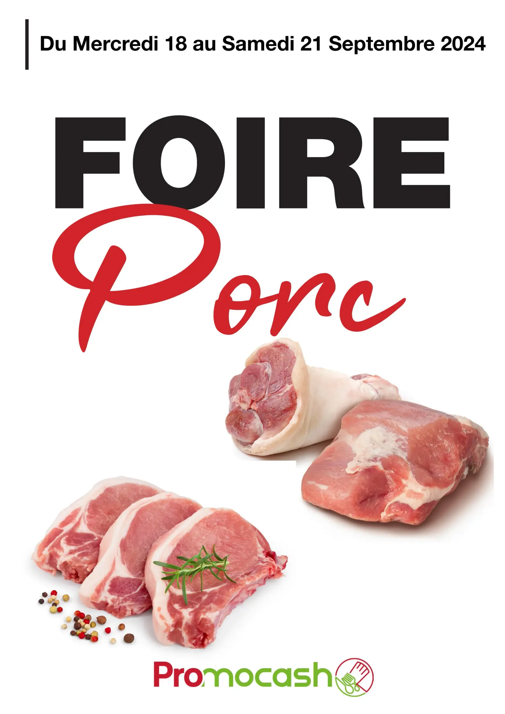 Catalogue Promocash - Foire Porc valable dès 18.09. - 21.09.