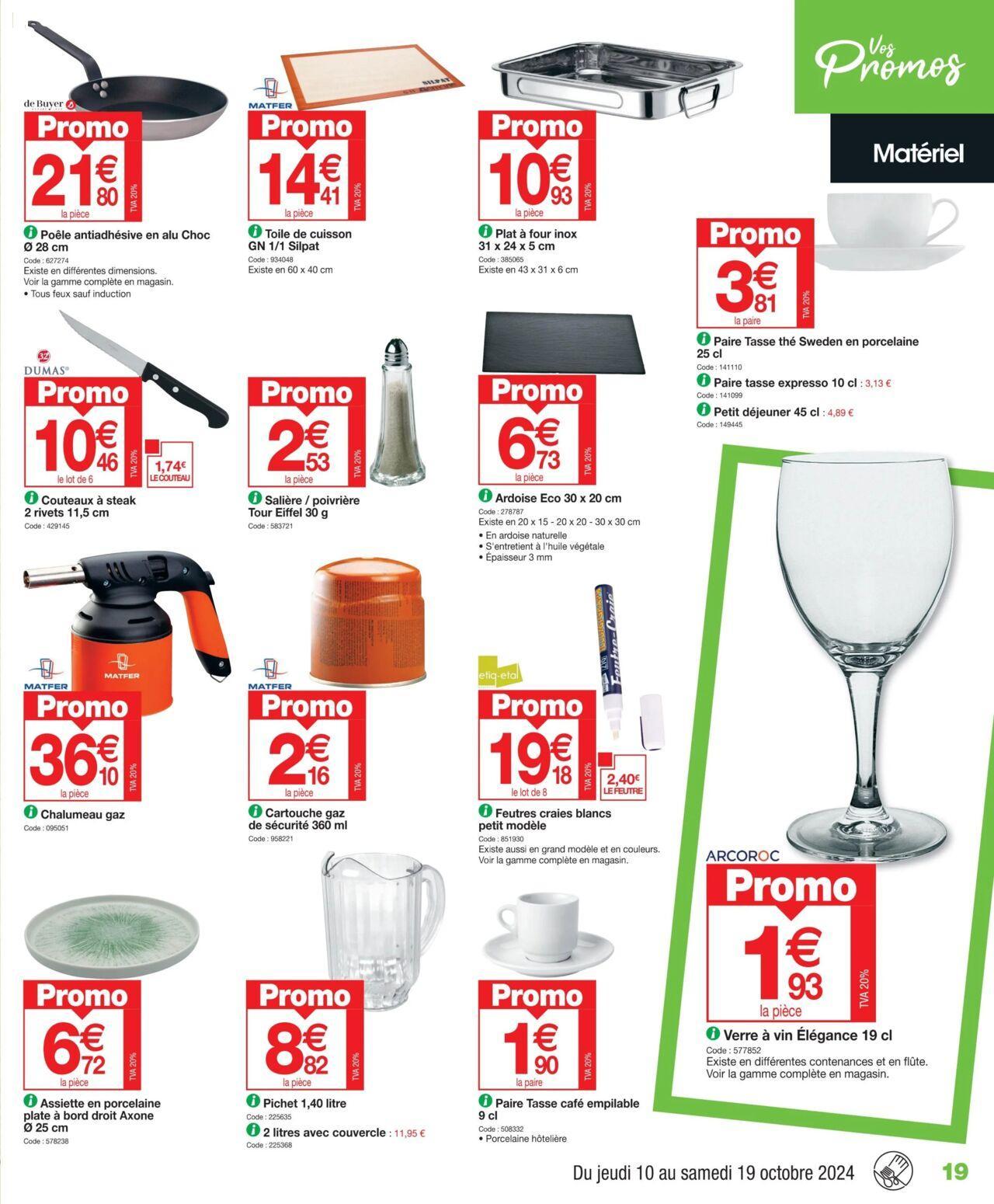 Promocash catalogue à partir du 10/10/2024 - 19/10/2024 19