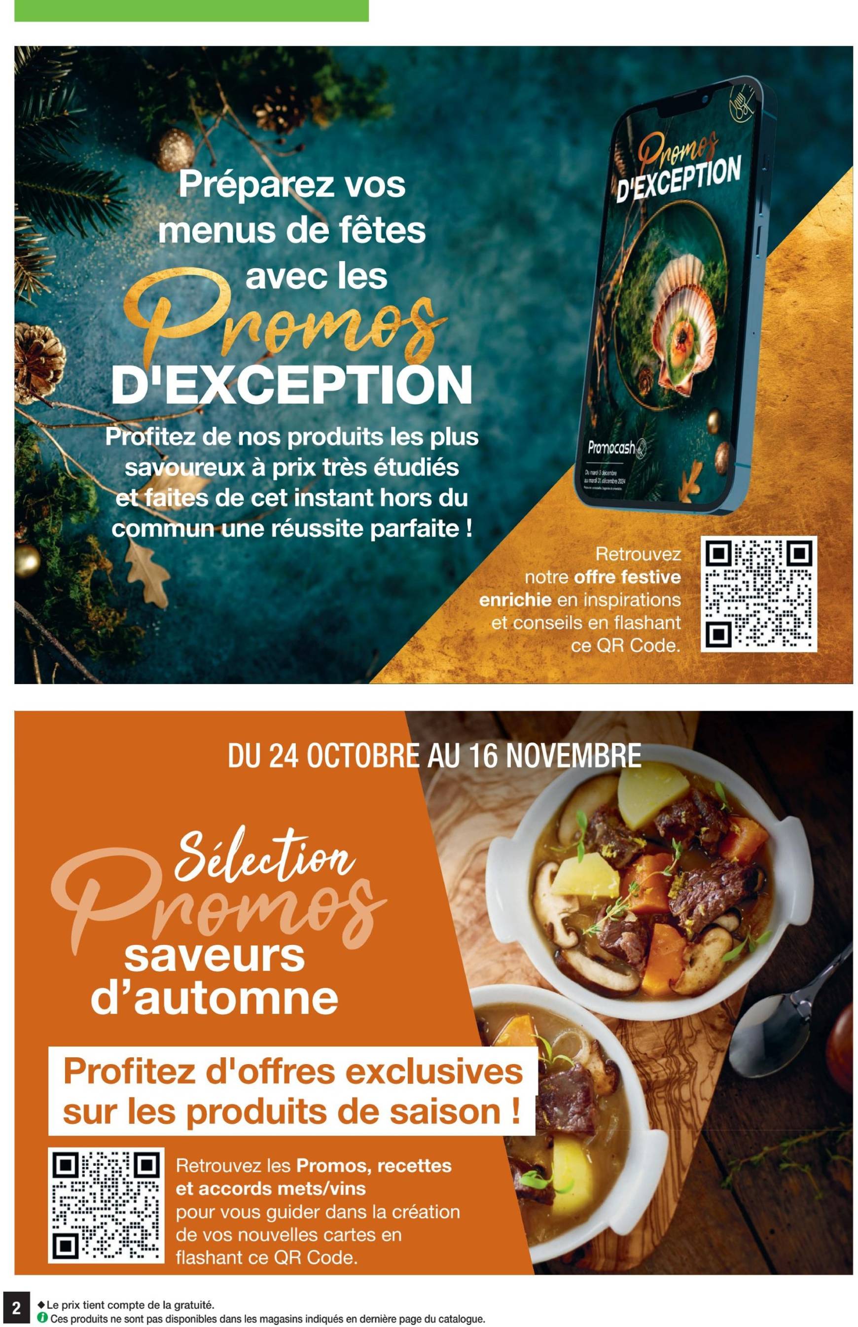 Catalogue Promocash valable dès 24.10. - 02.11. 2