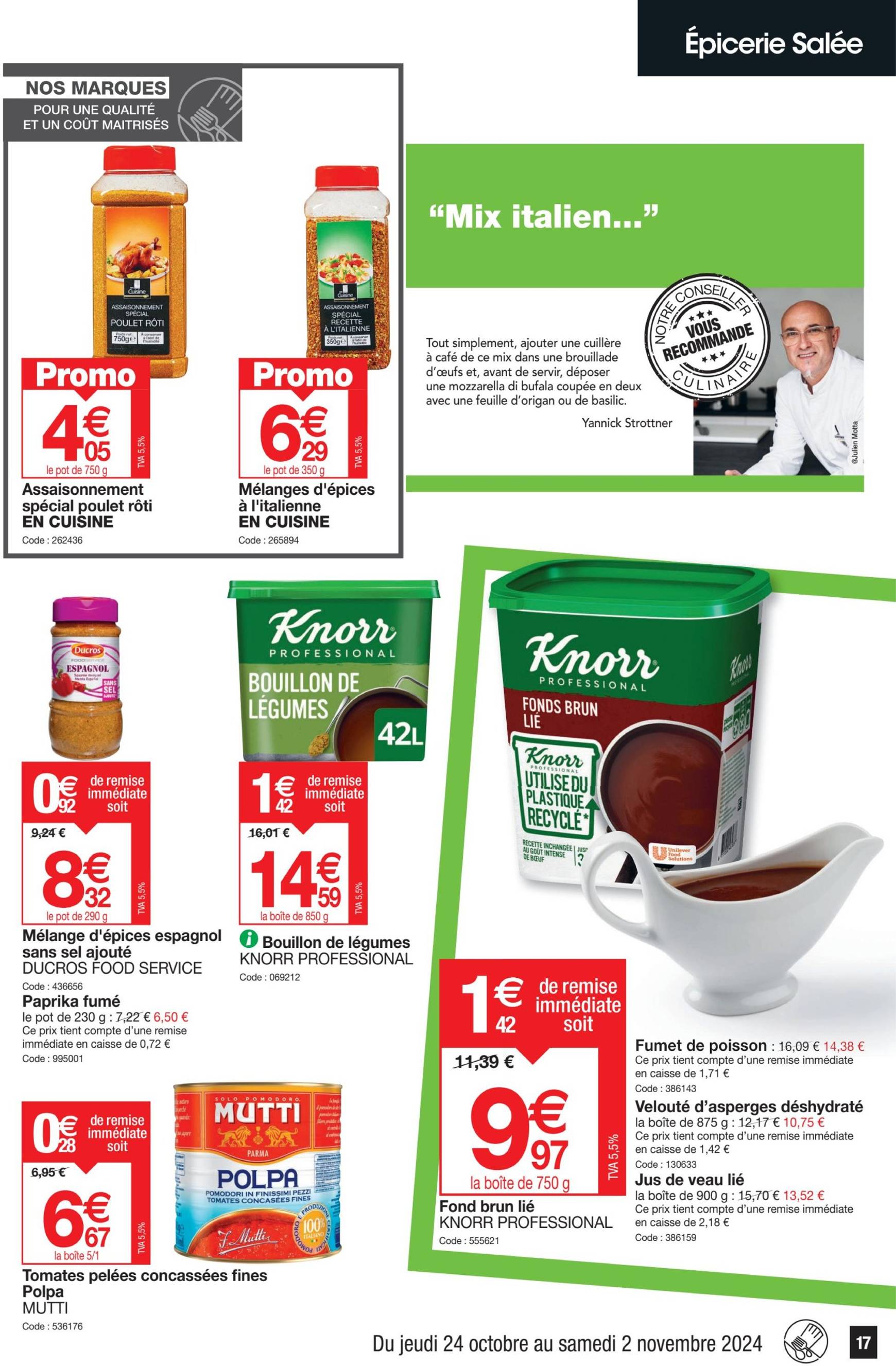 Catalogue Promocash valable dès 24.10. - 02.11. 17