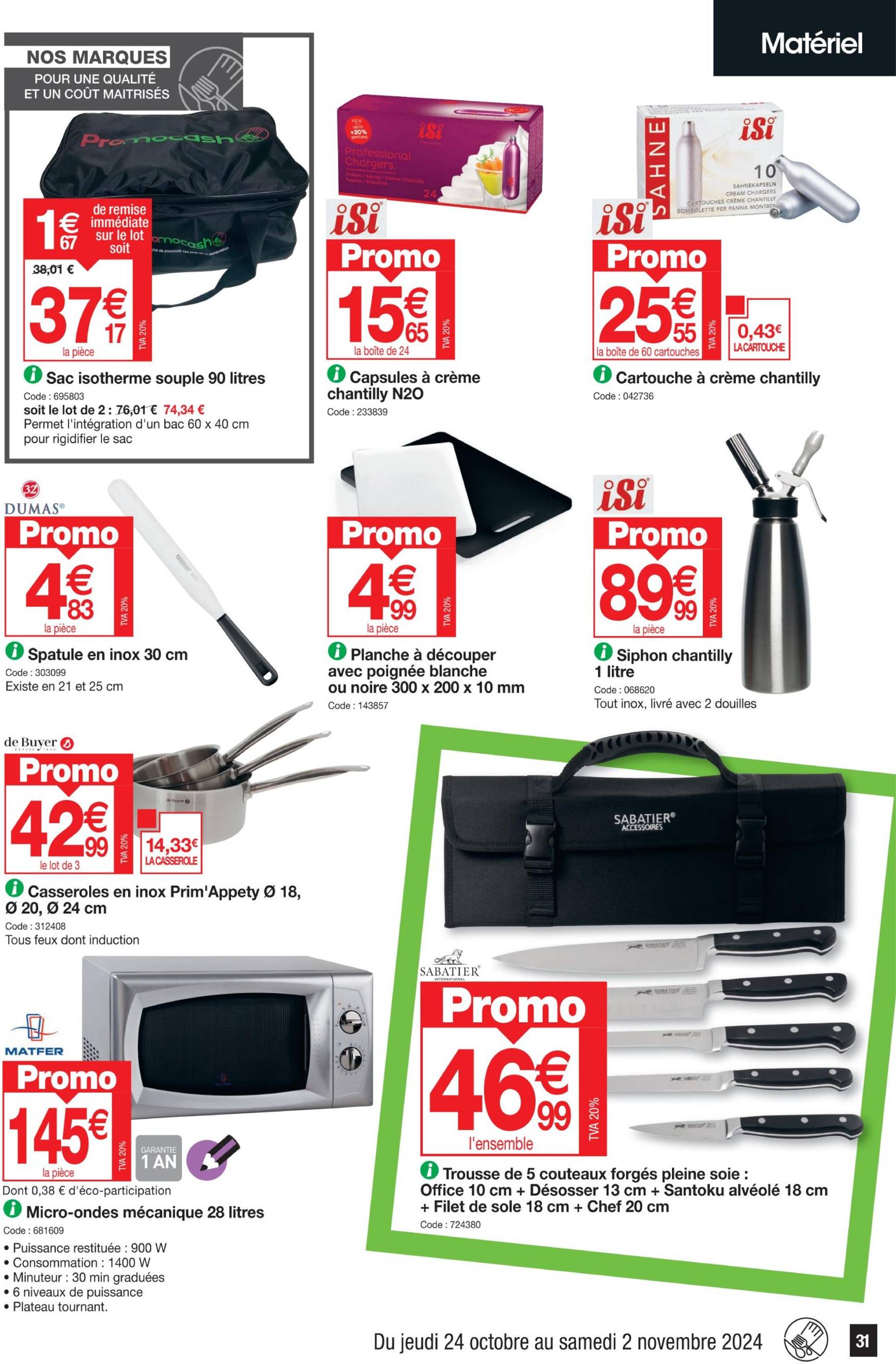 Catalogue Promocash valable dès 24.10. - 02.11. 31