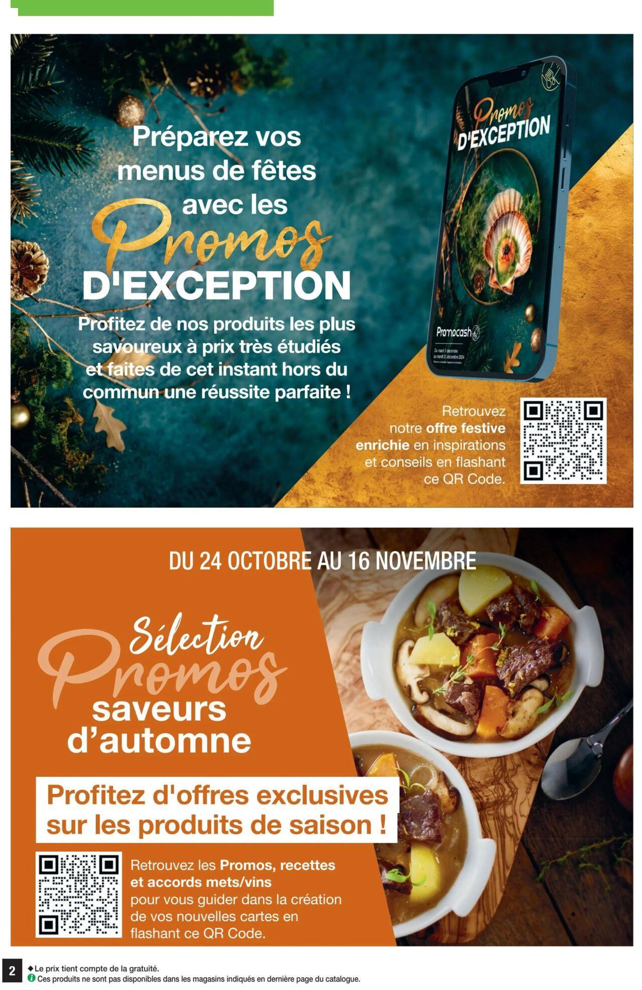 Promocash catalogue à partir du 24/10/2024 - 02/11/2024 2