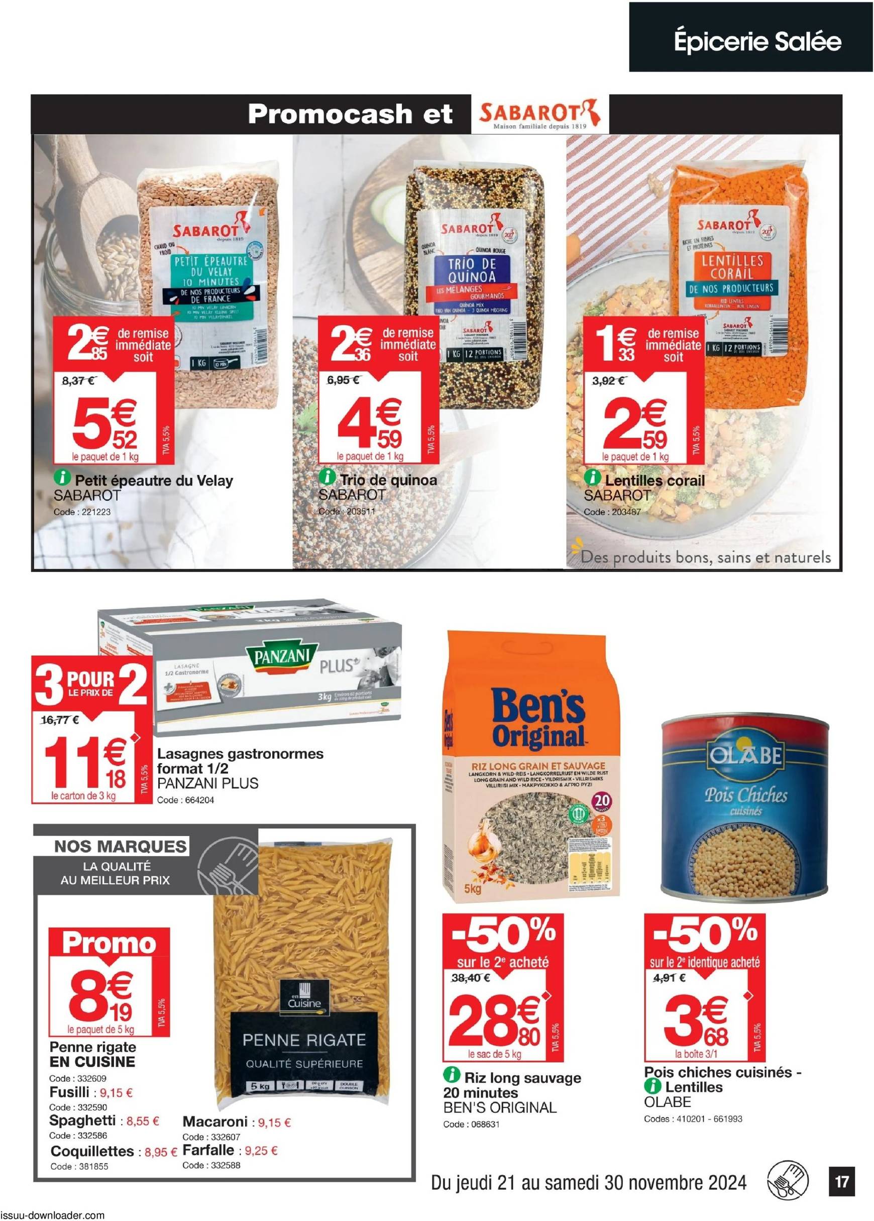 Catalogue Promocash valable dès 21.11. - 30.11. 17