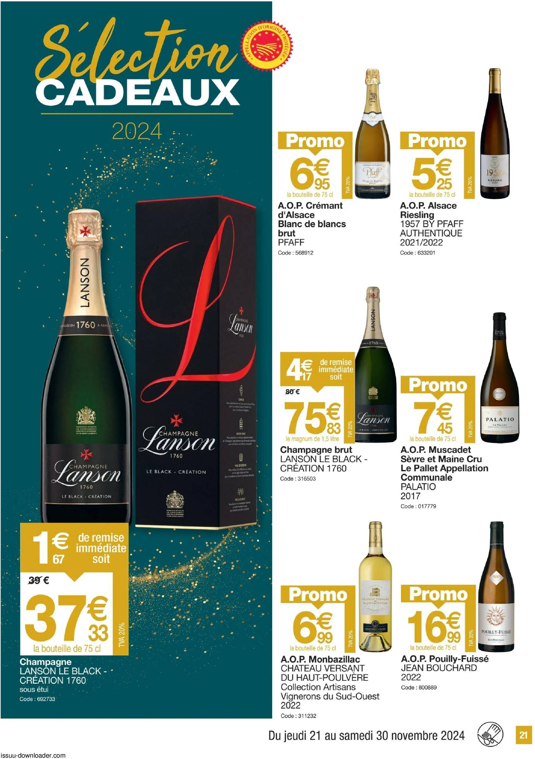 Catalogue Promocash valable dès 21.11. - 30.11. 21