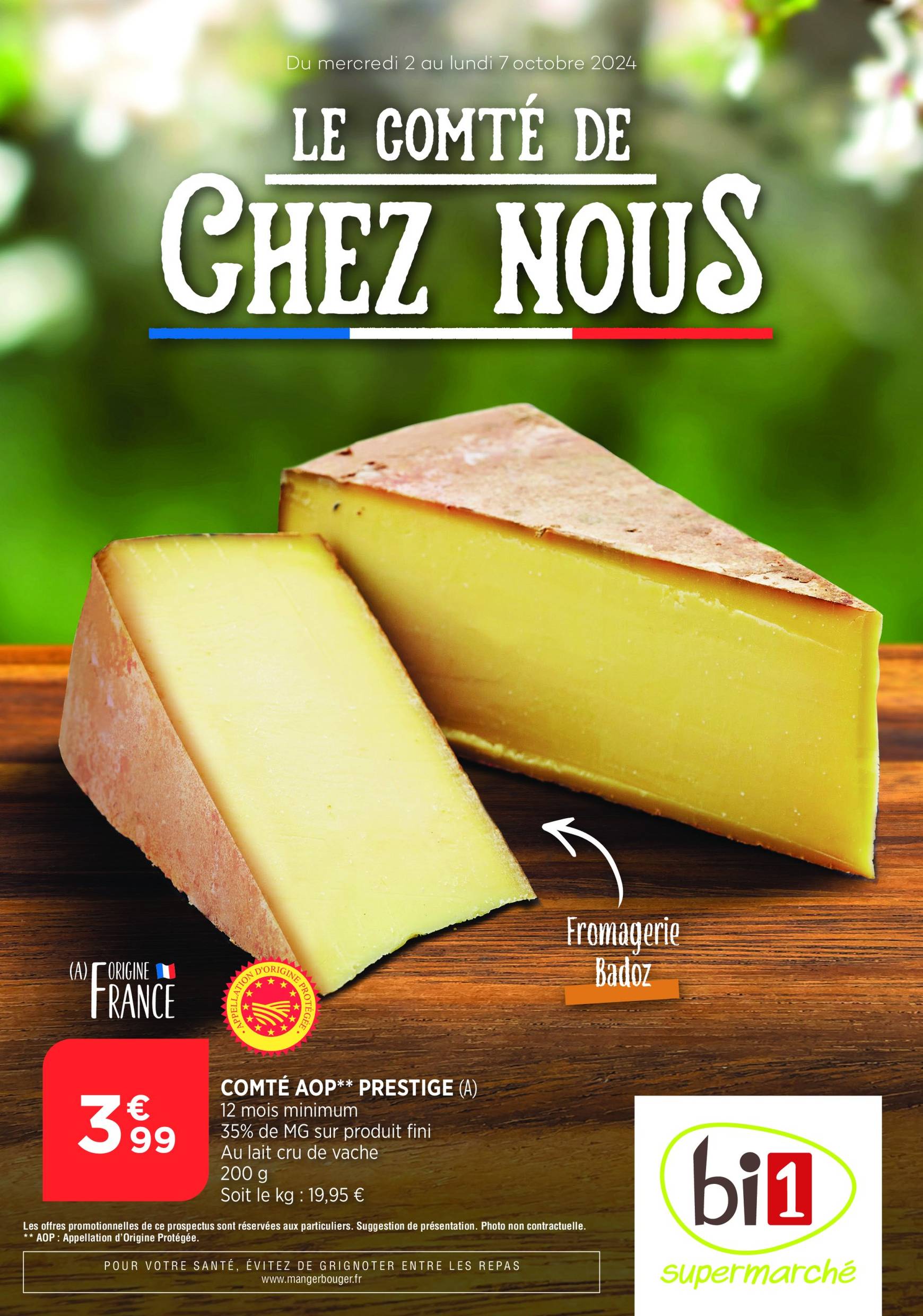 Catalogue Bi1 - Le comté de chez nous valable dès 02.10. - 07.10.