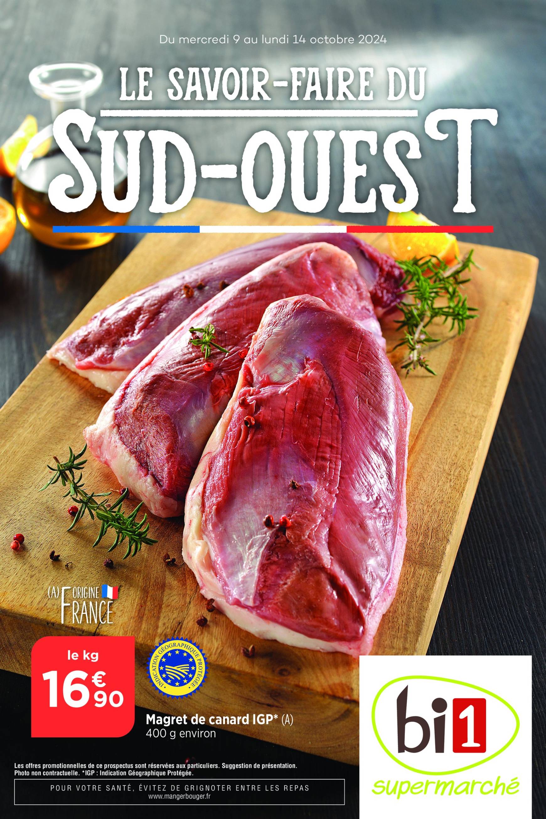 Catalogue Bi1 - Le Savoir-Faire de Sud-Ouest valable dès 09.10. - 14.10.