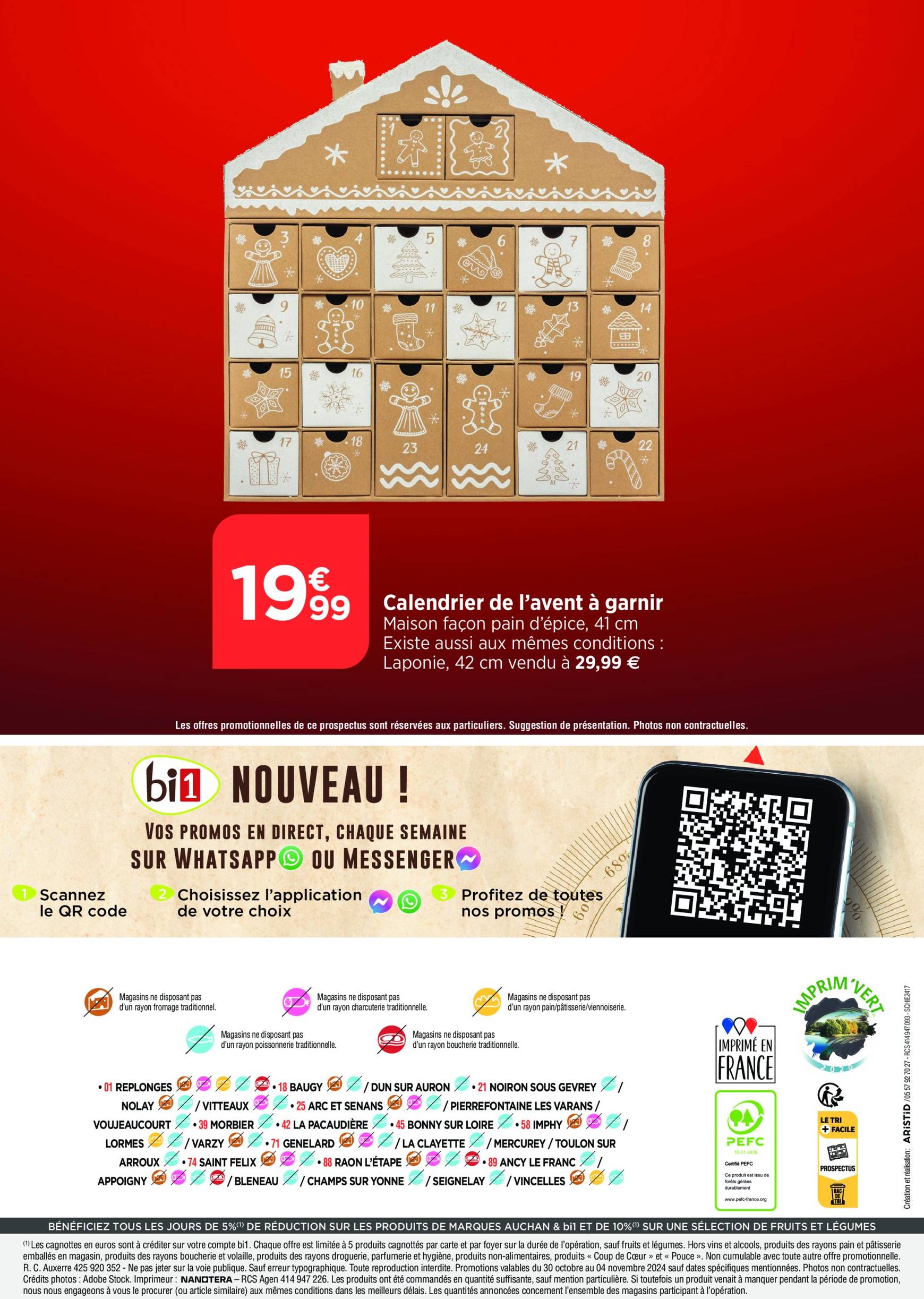 Catalogue Bi1 - Top Promos valable dès 30.10. - 04.11. 12