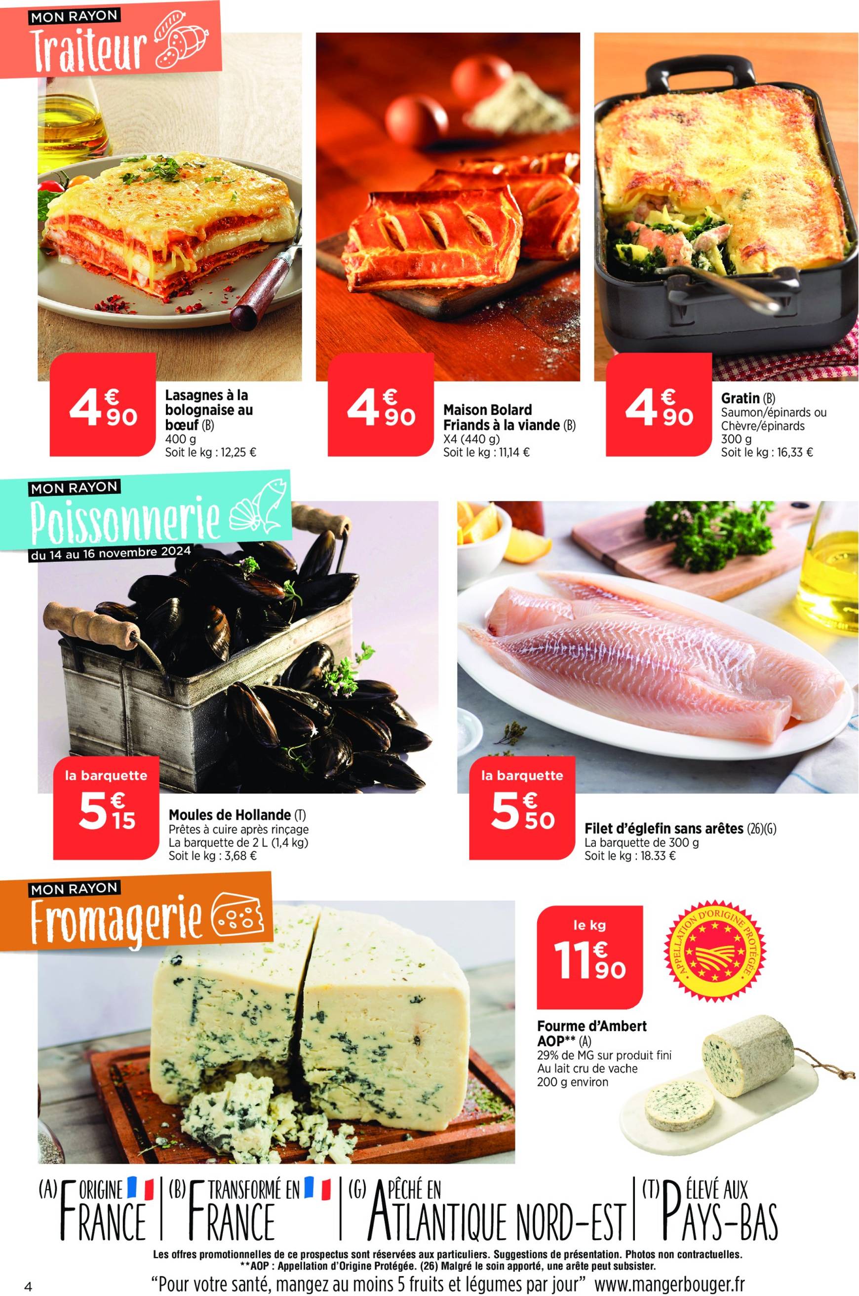 Catalogue Bi1 - Tous Fondus de Raclette valable dès 13.11. - 18.11. 4