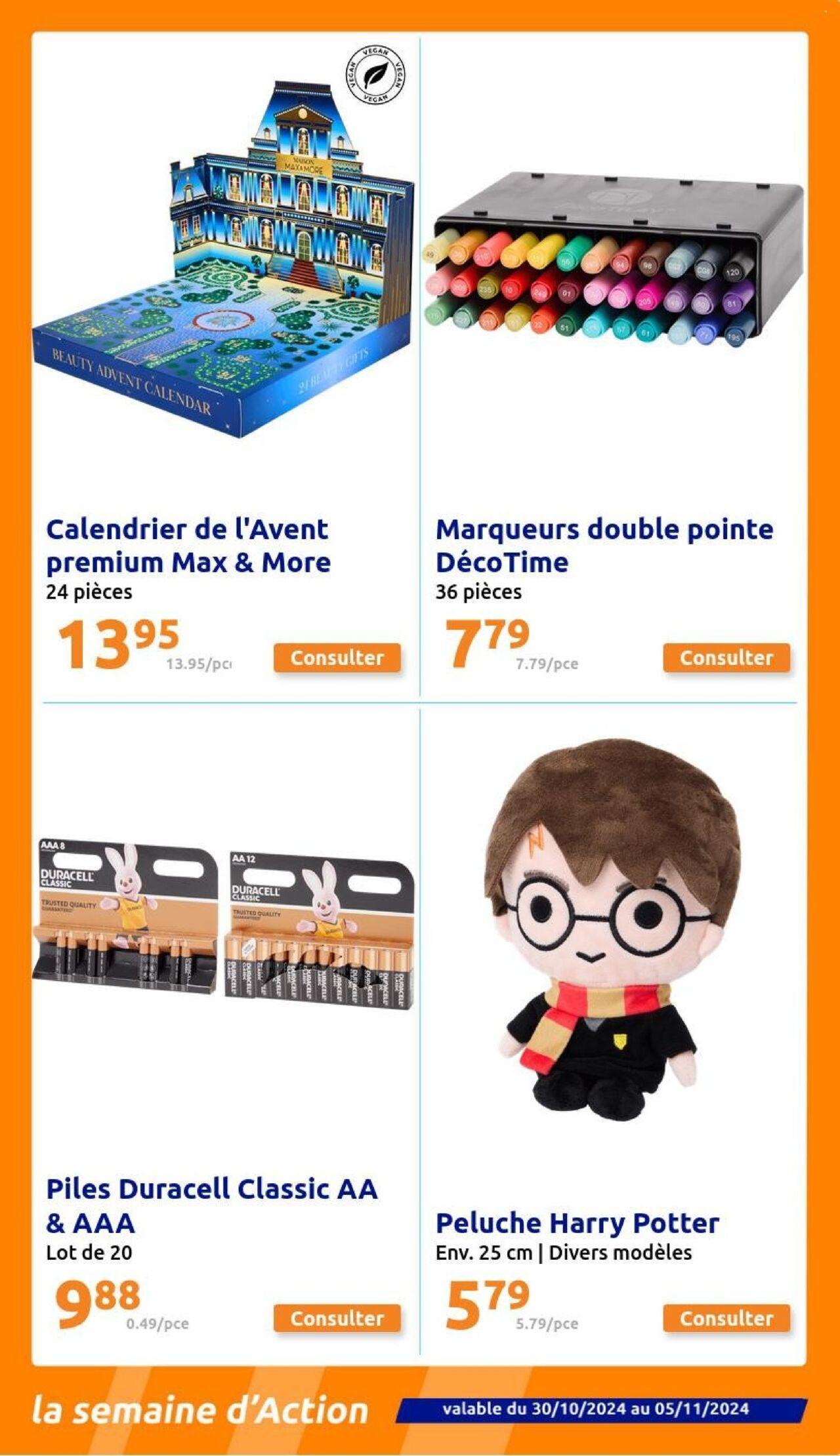 Action catalogue semaine 44 à partir du 30/10/2024 - 05/11/2024 19