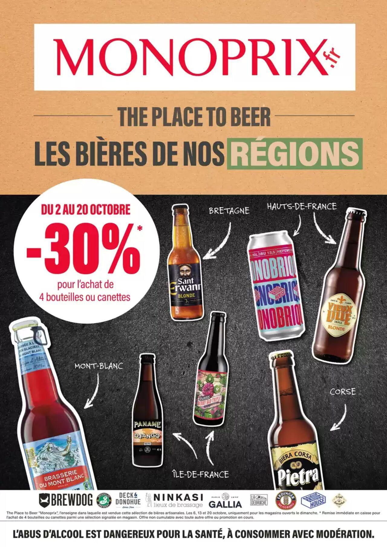 Monoprix Craft beer à partir du 02/10/2024 - 20/10/2024