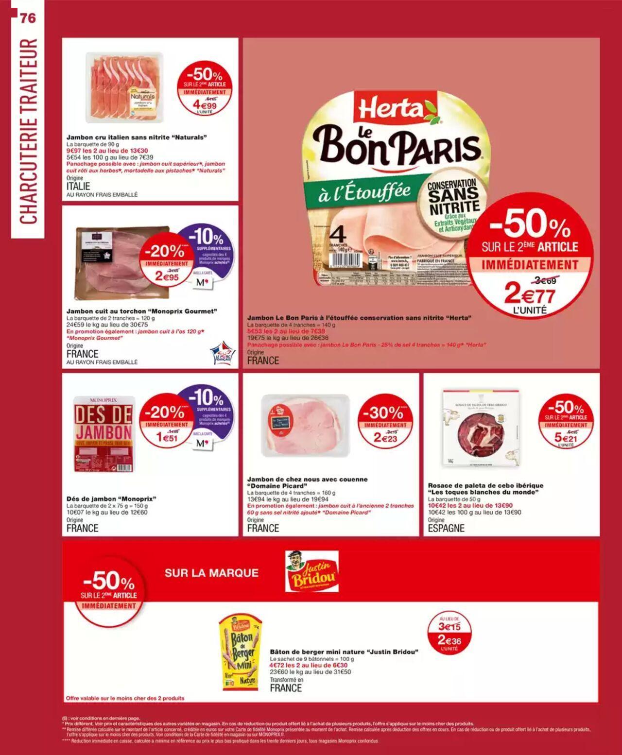 Monoprix catalogue à partir du 09/10/2024 - 20/10/2024 76