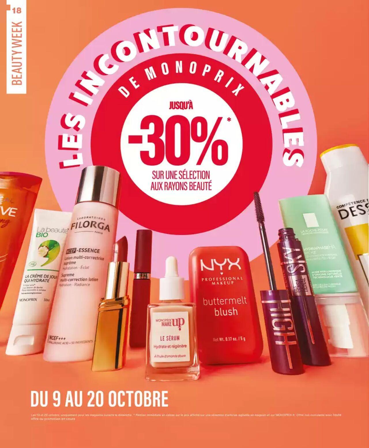 Monoprix catalogue à partir du 09/10/2024 - 20/10/2024 18