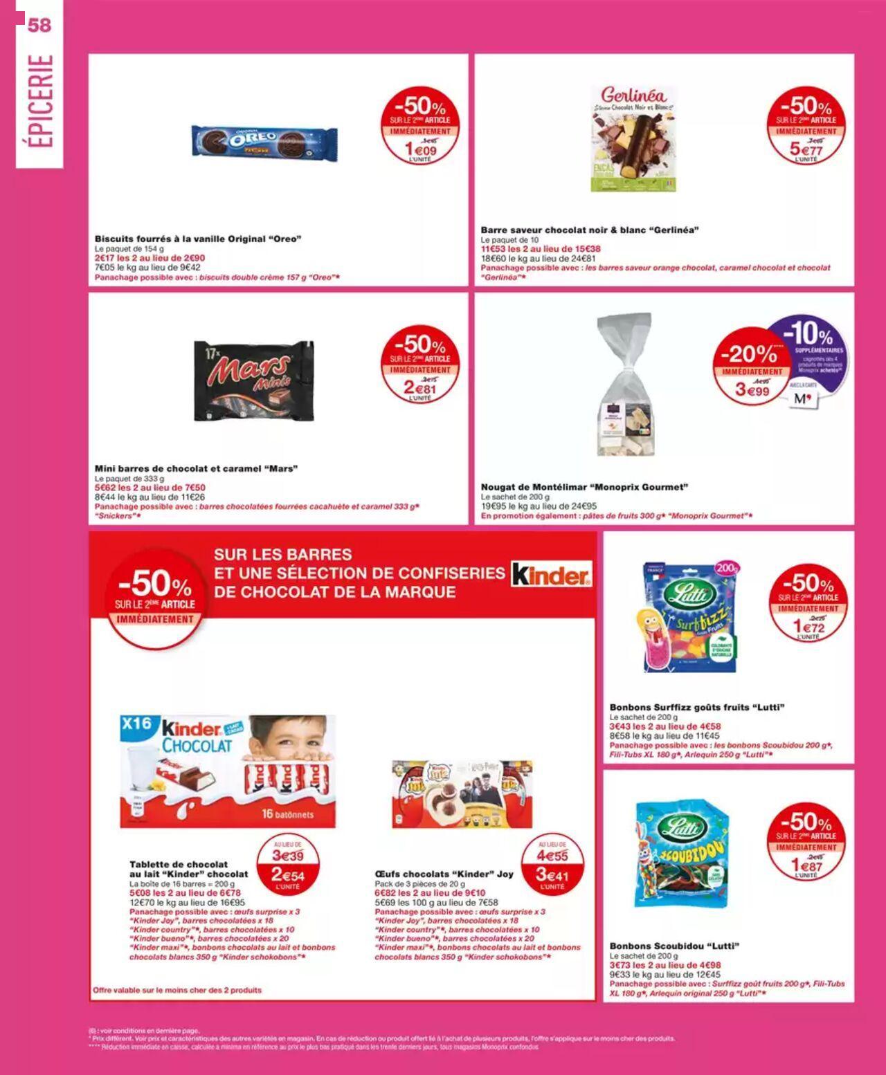 Monoprix catalogue à partir du 09/10/2024 - 20/10/2024 58