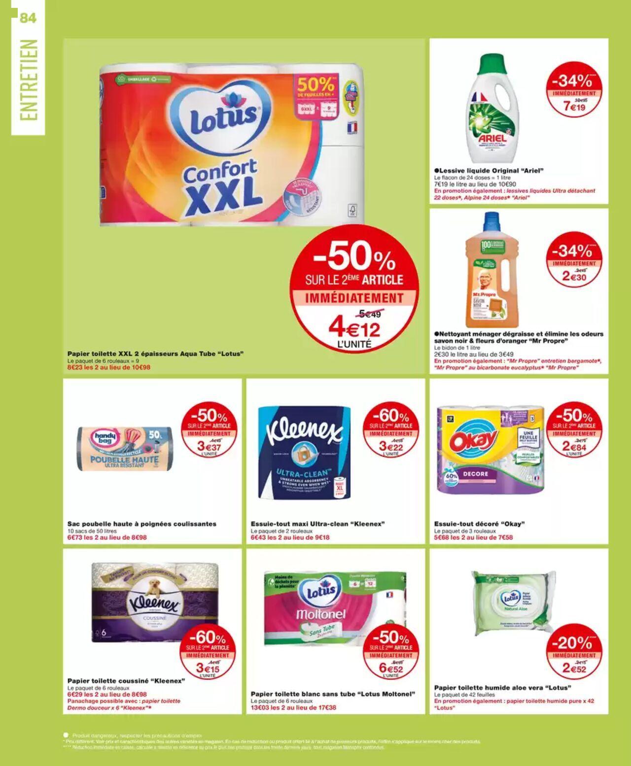 Monoprix catalogue à partir du 09/10/2024 - 20/10/2024 84