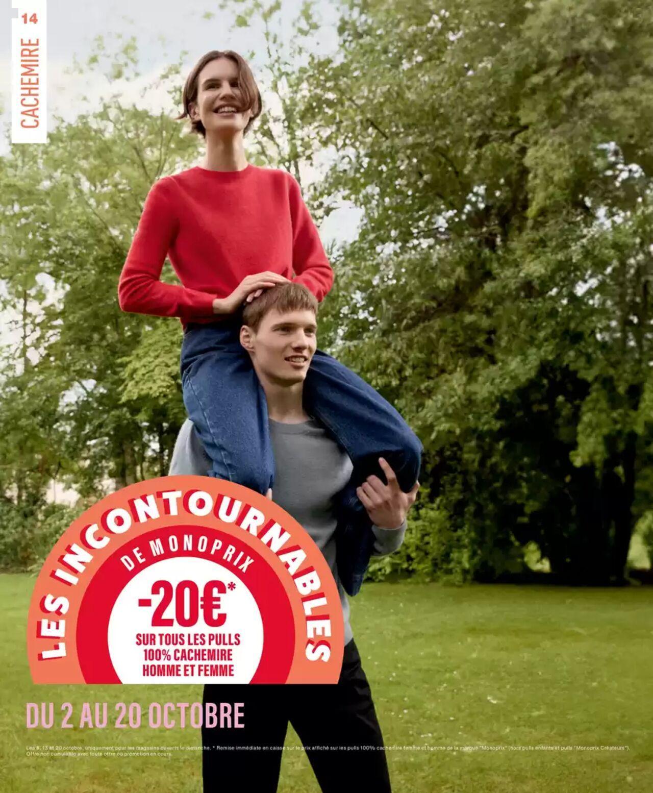 Monoprix catalogue à partir du 09/10/2024 - 20/10/2024 14