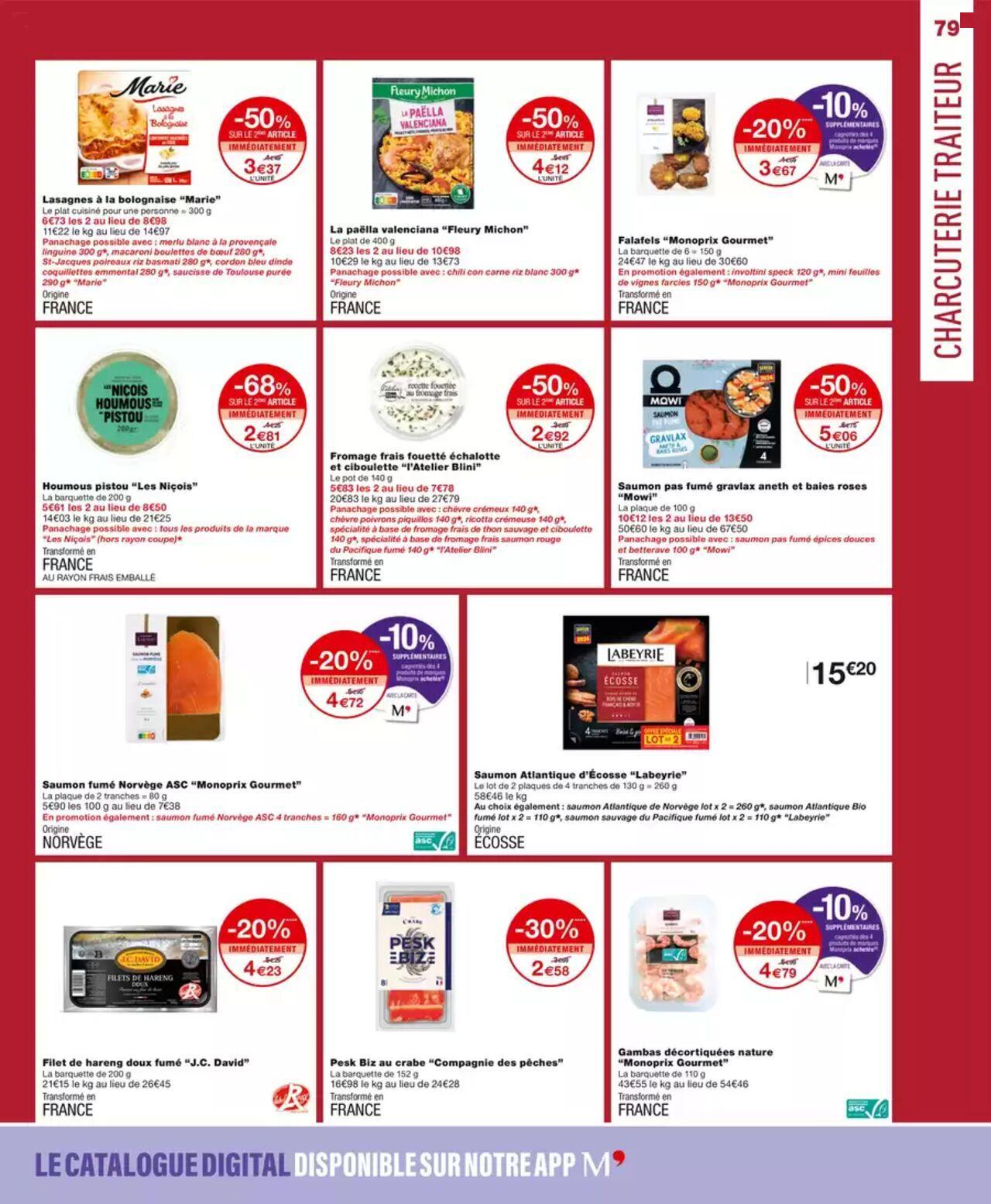 Monoprix catalogue à partir du 09/10/2024 - 20/10/2024 79