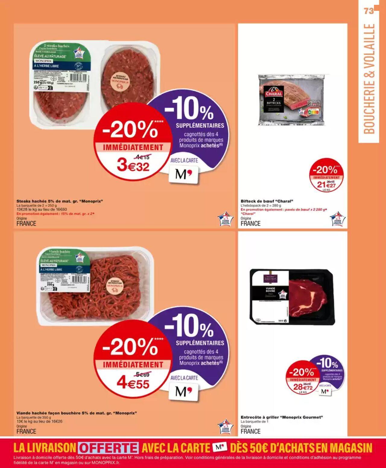 Monoprix catalogue à partir du 09/10/2024 - 20/10/2024 73