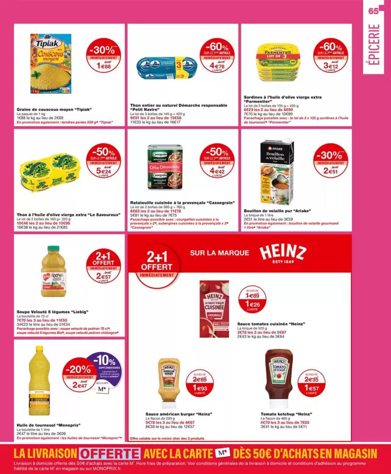 Monoprix catalogue à partir du 09/10/2024 - 20/10/2024 65